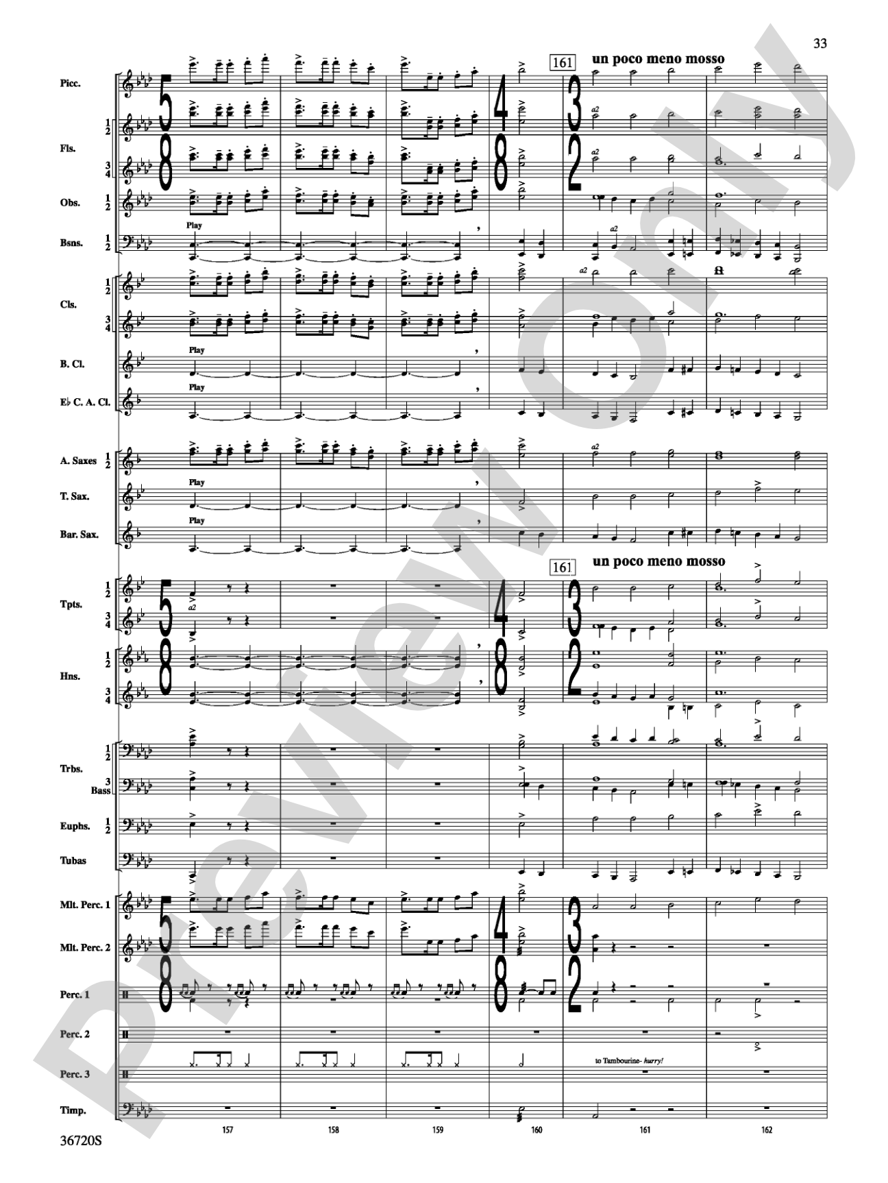 Tribute: Concert Band Conductor Score & Parts