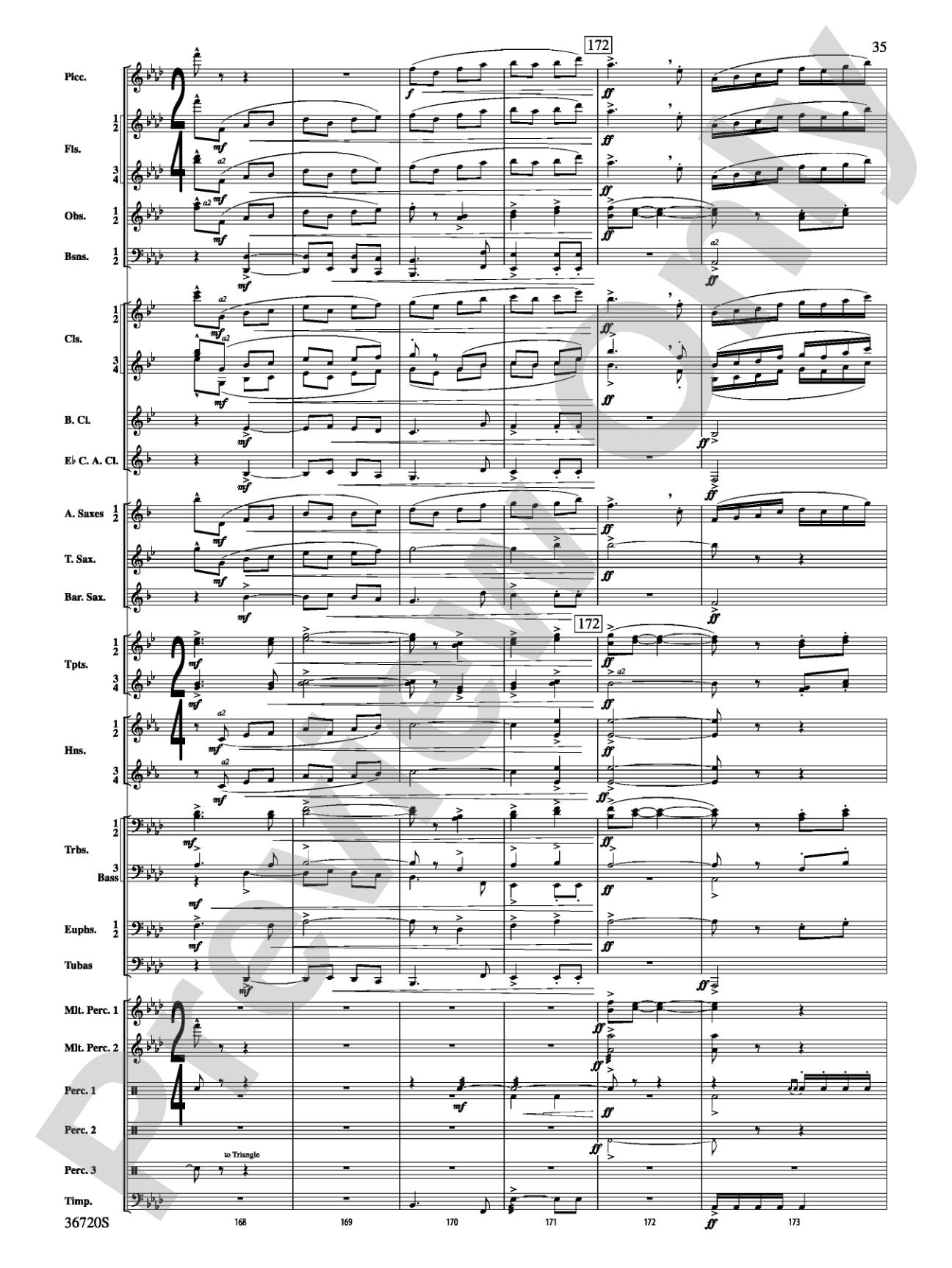 Tribute: Concert Band Conductor Score & Parts