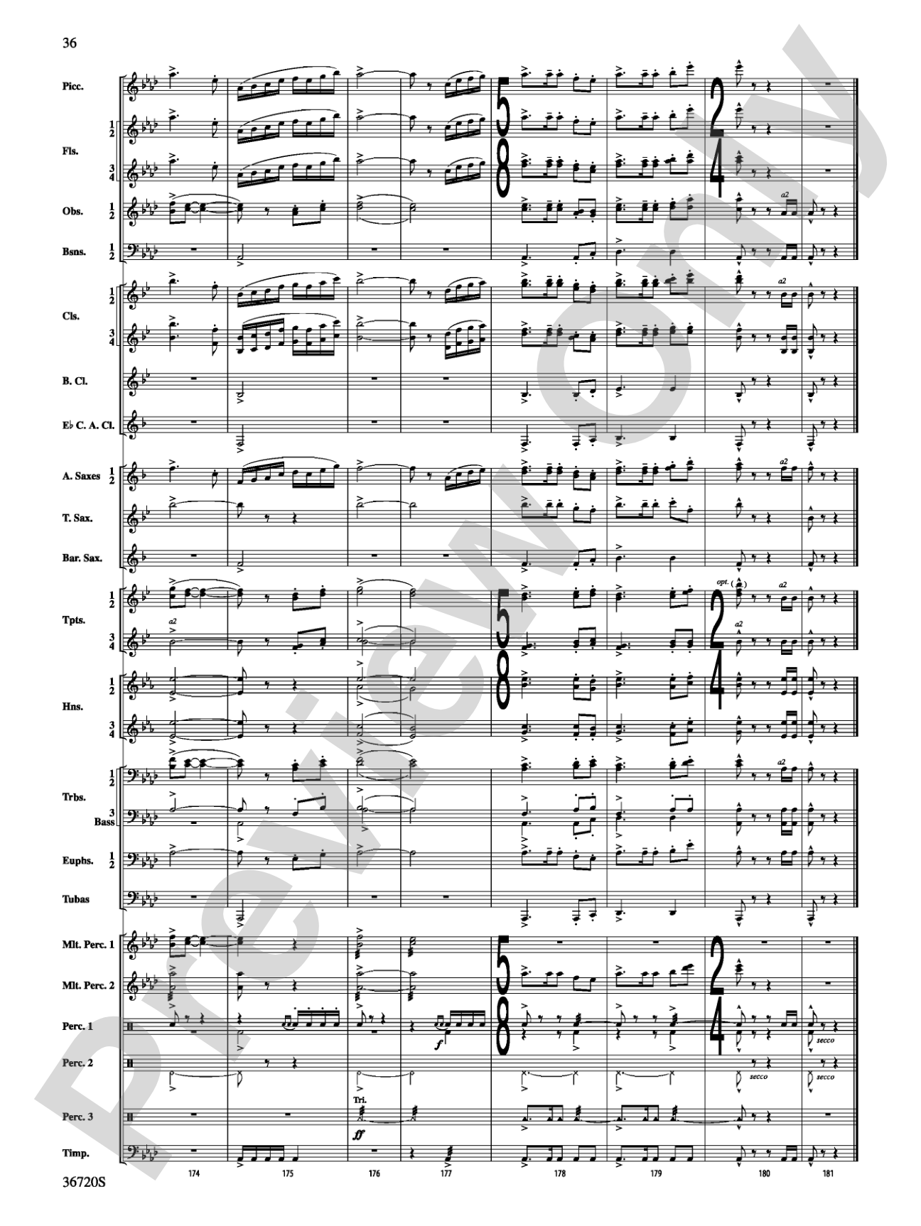 Tribute: Concert Band Conductor Score & Parts
