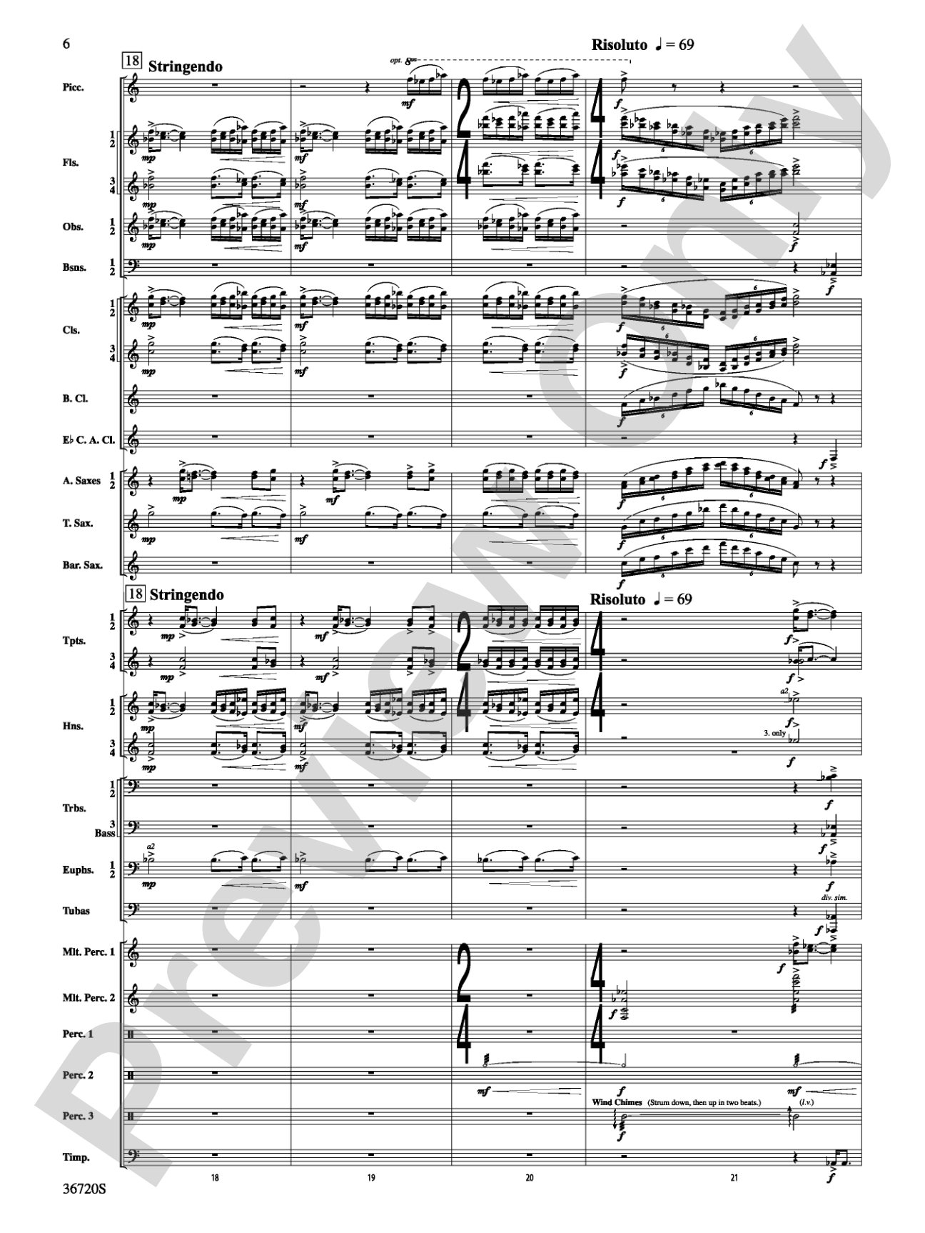 Tribute: Concert Band Conductor Score & Parts