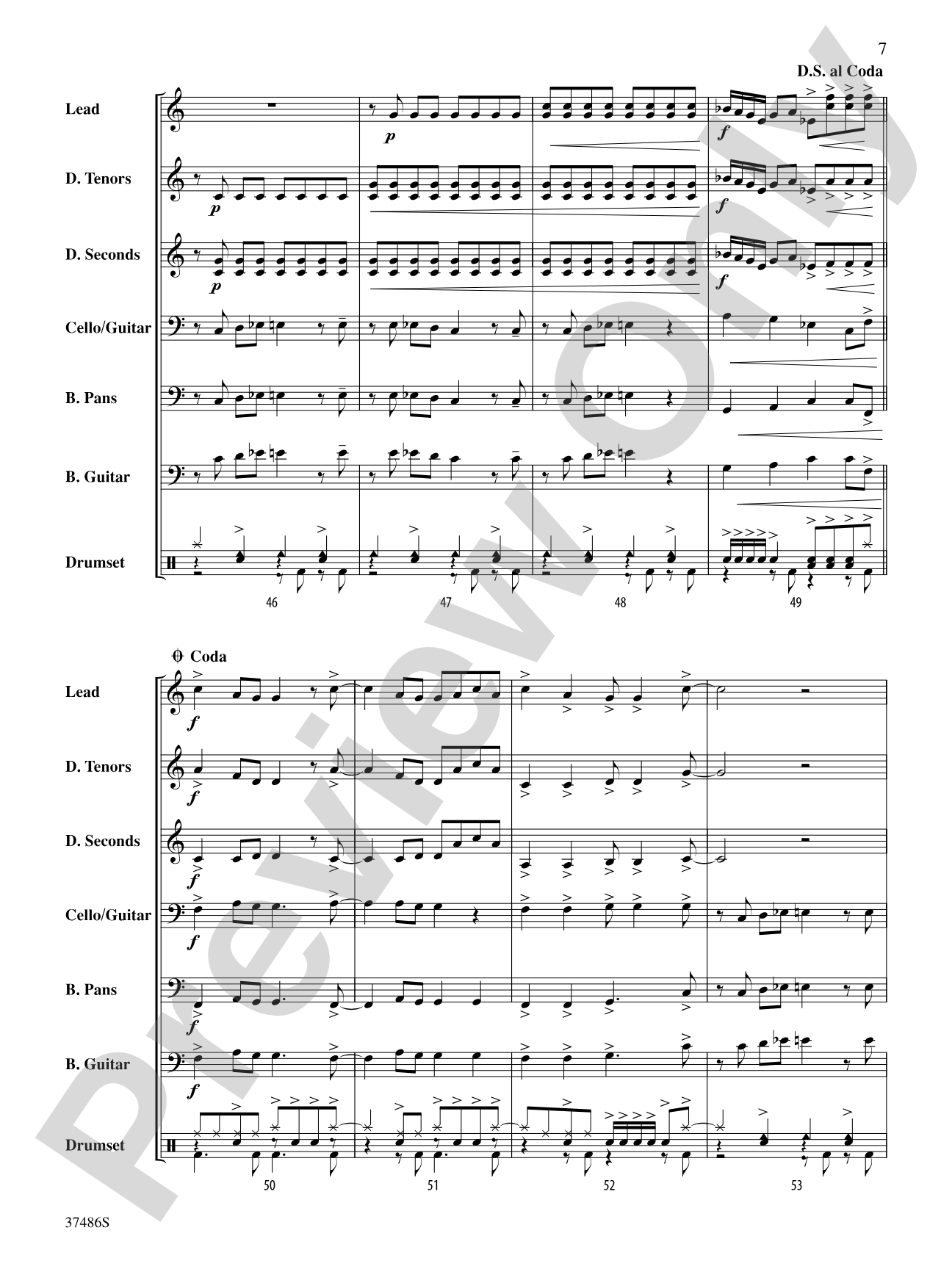 Fins: Steel Drum Conductor Score & Parts