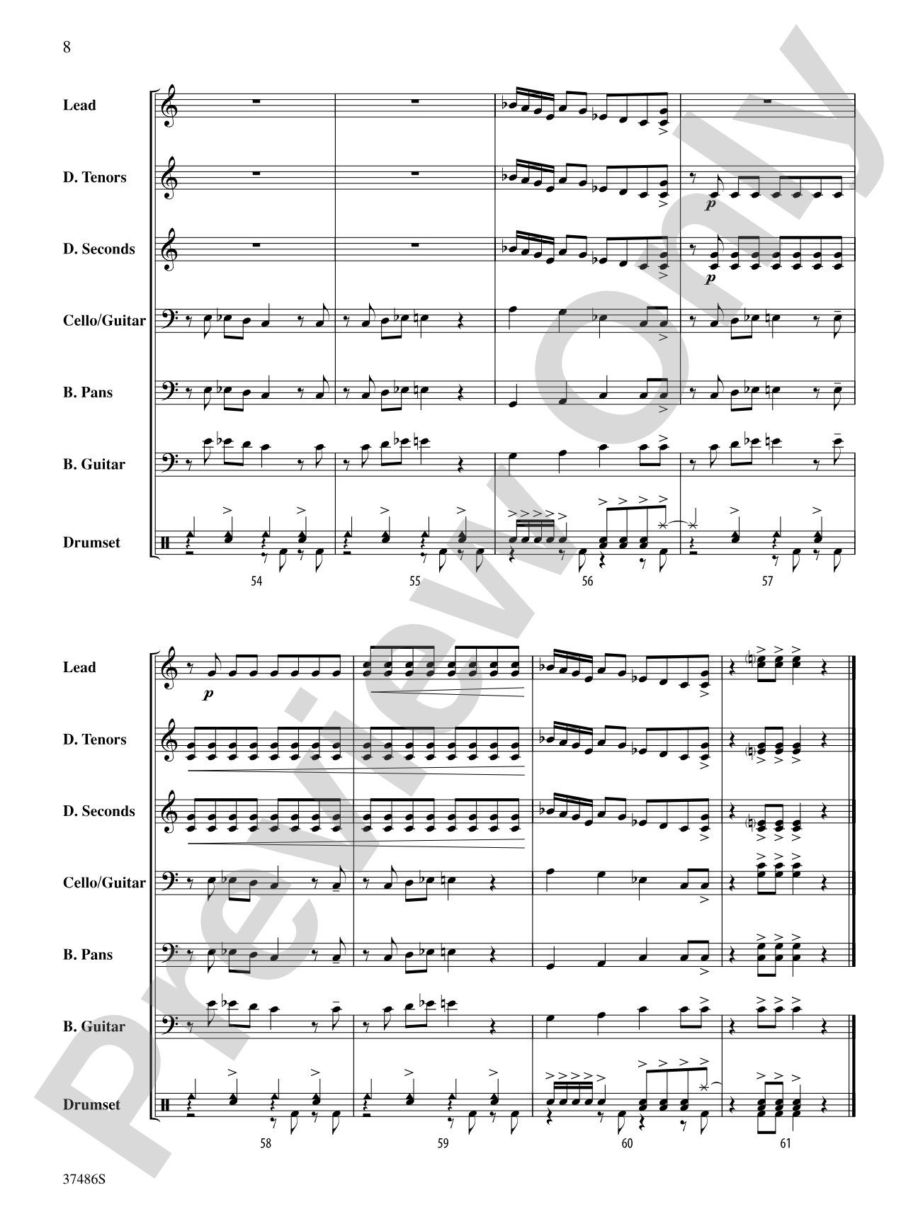 Fins: Steel Drum Conductor Score & Parts