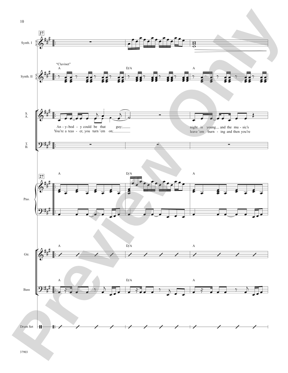 Dancing Queen (from Mamma Mia!): Choral SoundPax