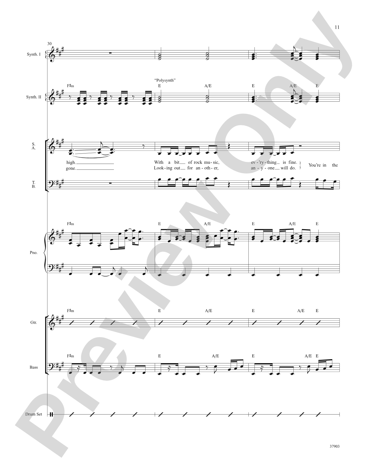 Dancing Queen (from Mamma Mia!): Choral SoundPax