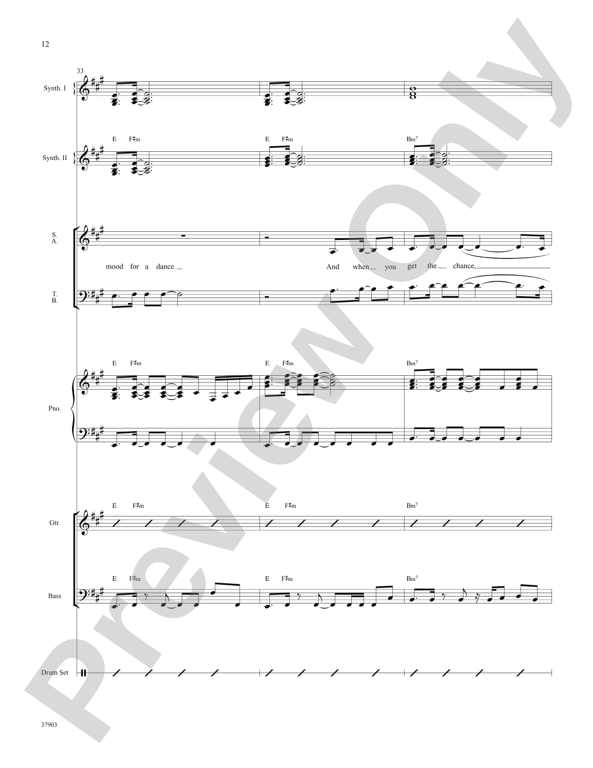 Dancing Queen (from Mamma Mia!): Choral SoundPax