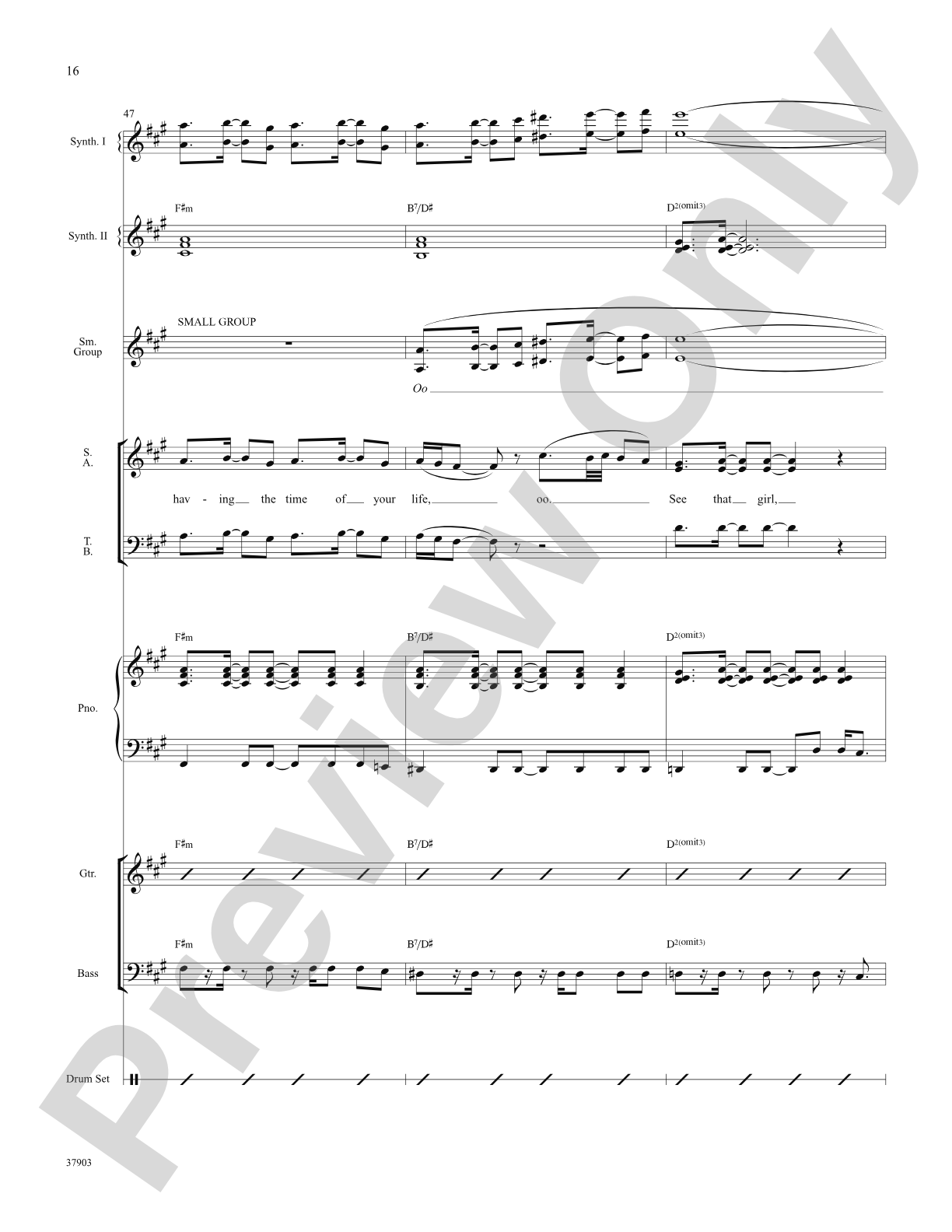 Dancing Queen (from Mamma Mia!): Choral SoundPax