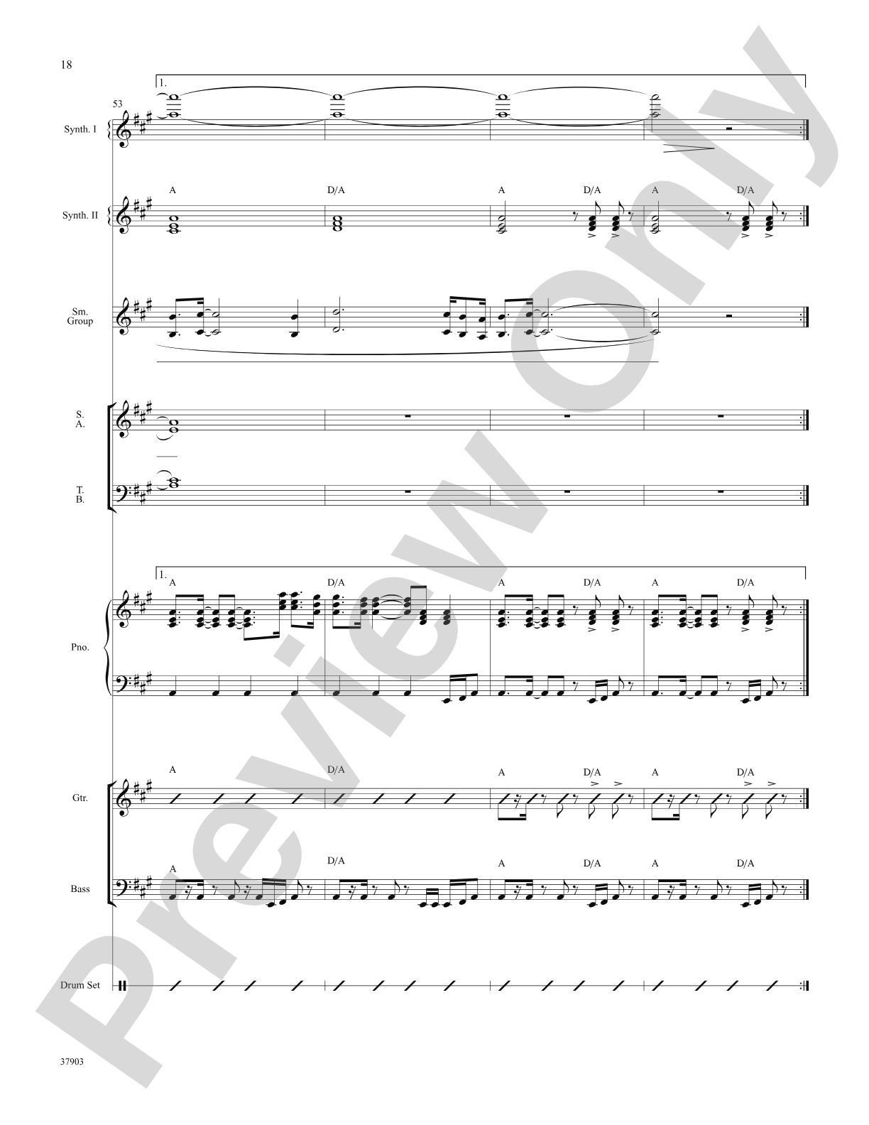 Dancing Queen (from Mamma Mia!): Choral SoundPax