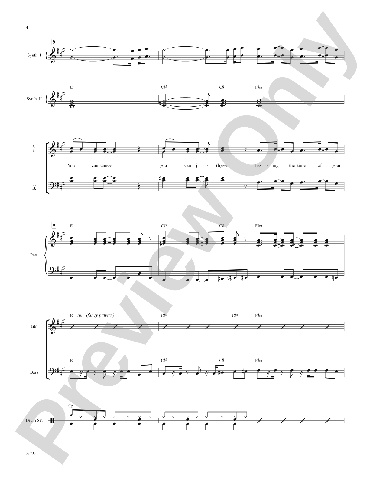 Dancing Queen (from Mamma Mia!): Choral SoundPax