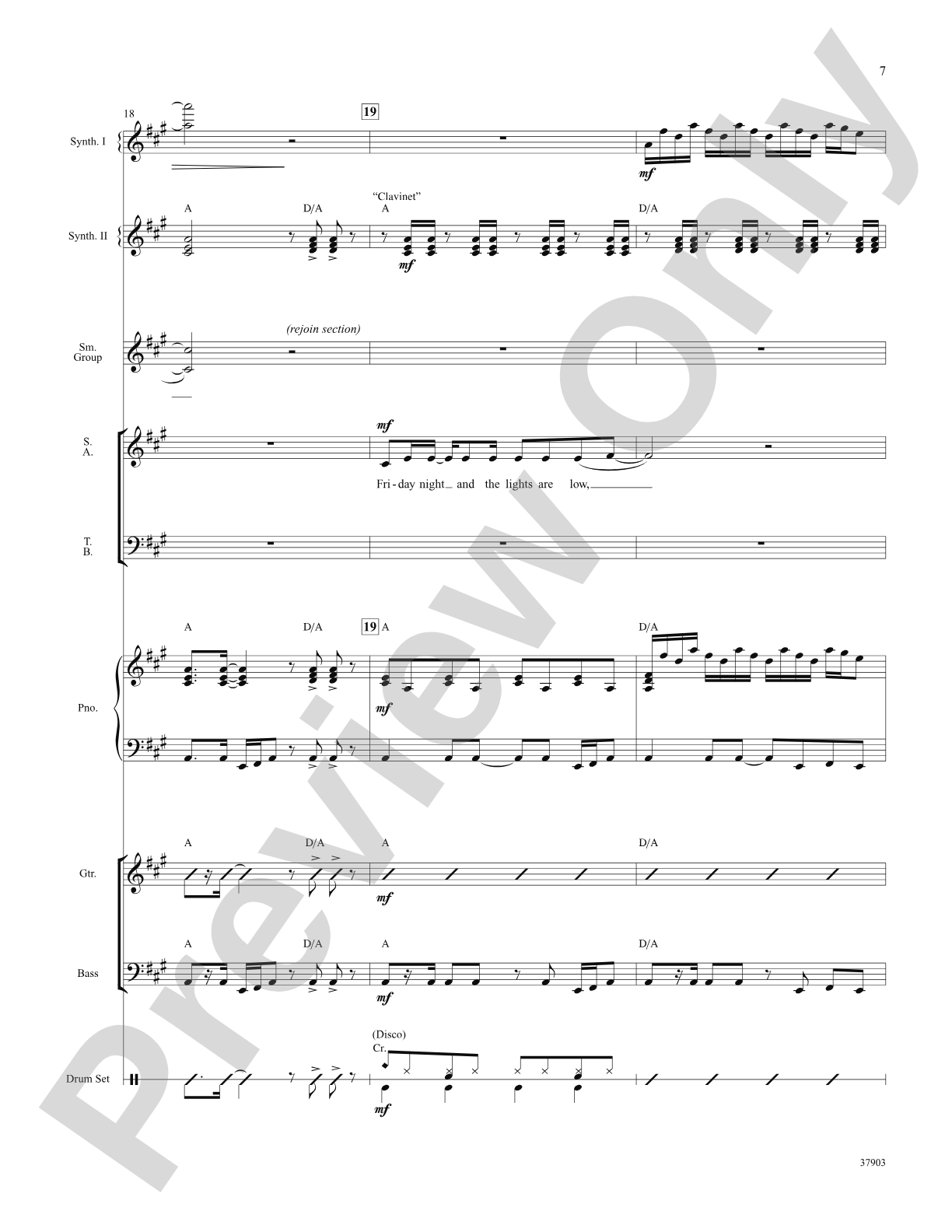 Dancing Queen (from Mamma Mia!): Choral SoundPax