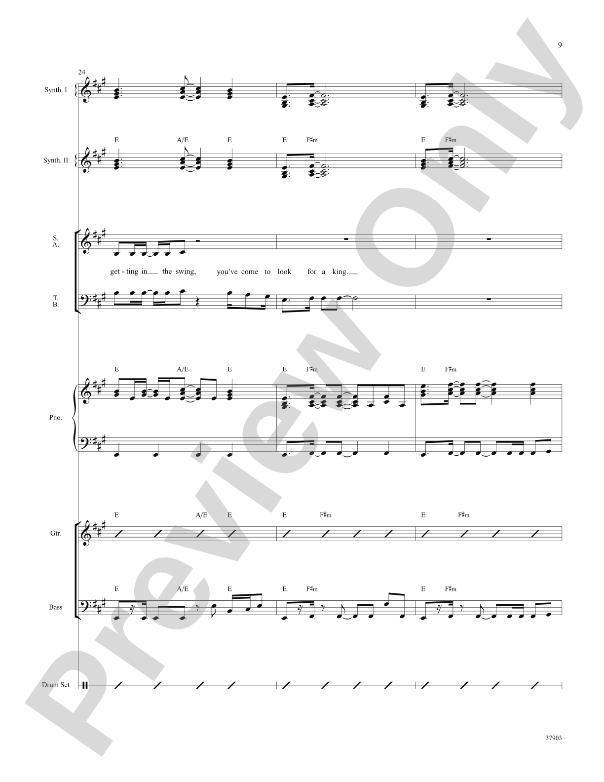 Dancing Queen (from Mamma Mia!): Choral SoundPax