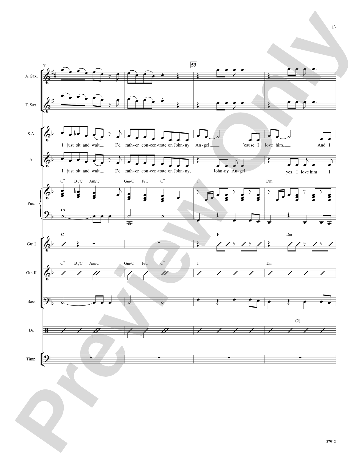 Johnny Angel: Choral SoundPax