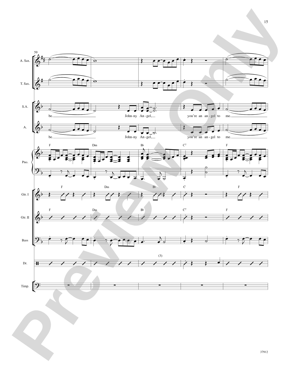 Johnny Angel: Choral SoundPax