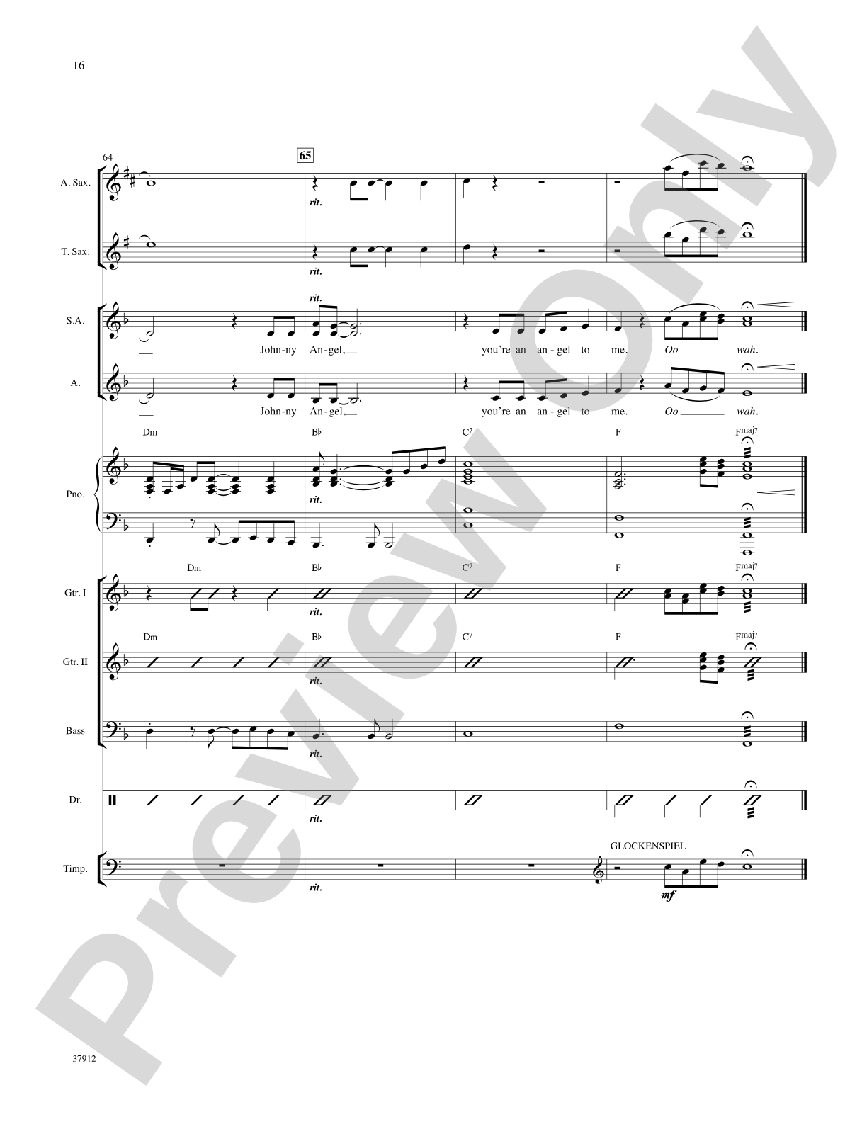 Johnny Angel: Choral SoundPax
