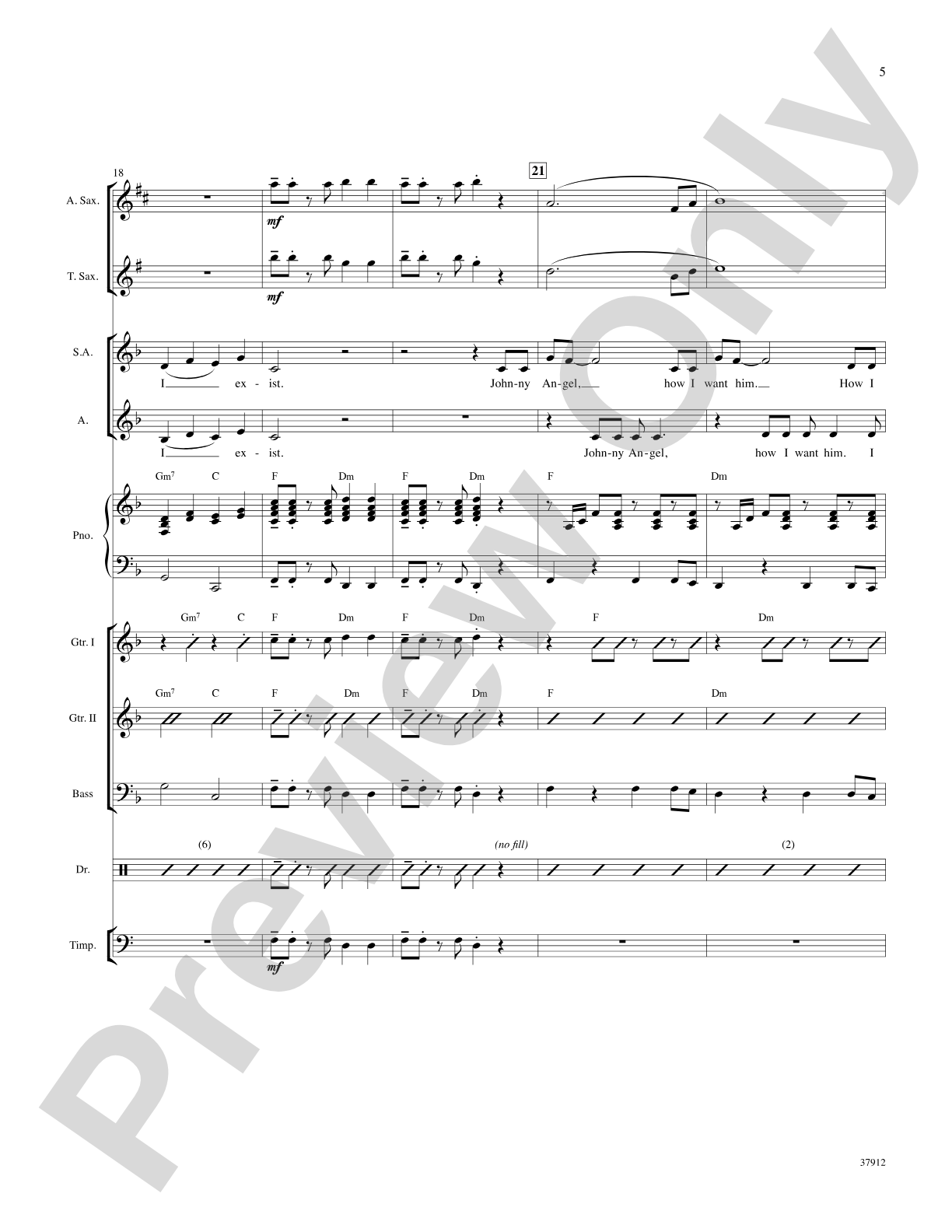 Johnny Angel: Choral SoundPax