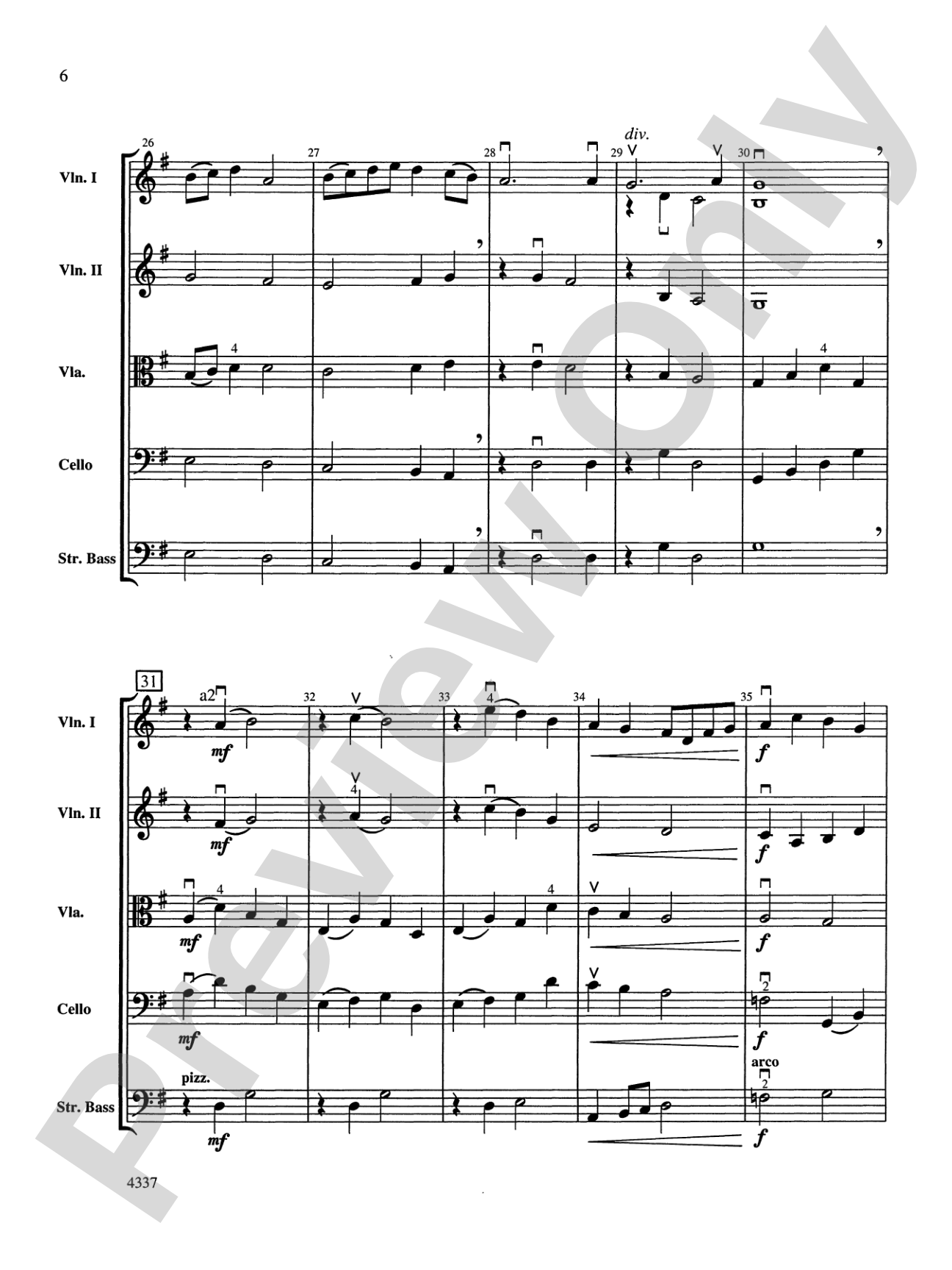 Slumber Music: String Orchestra Conductor Score & Parts