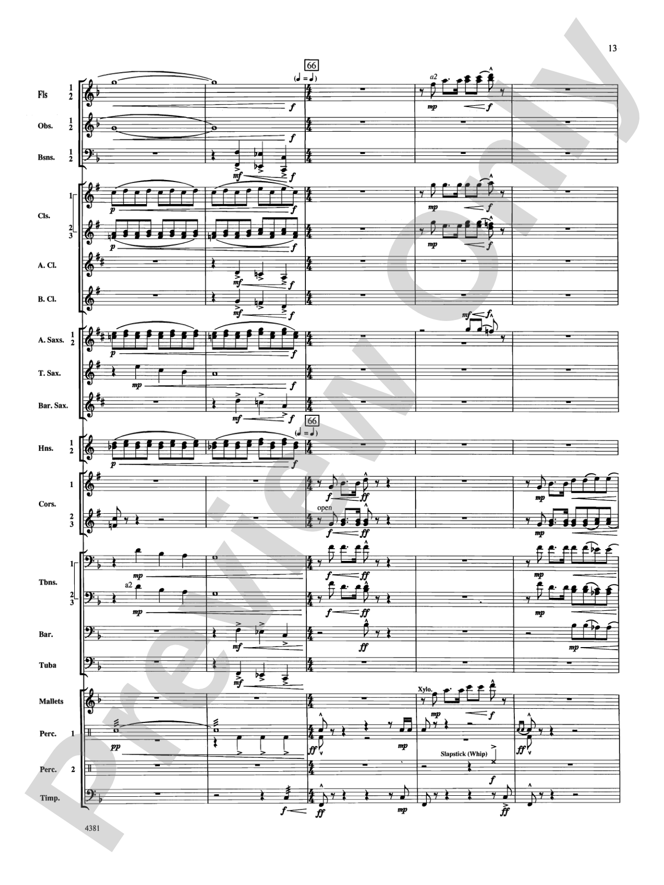 Variations on a Nautical Hymn: Concert Band Conductor Score & Parts