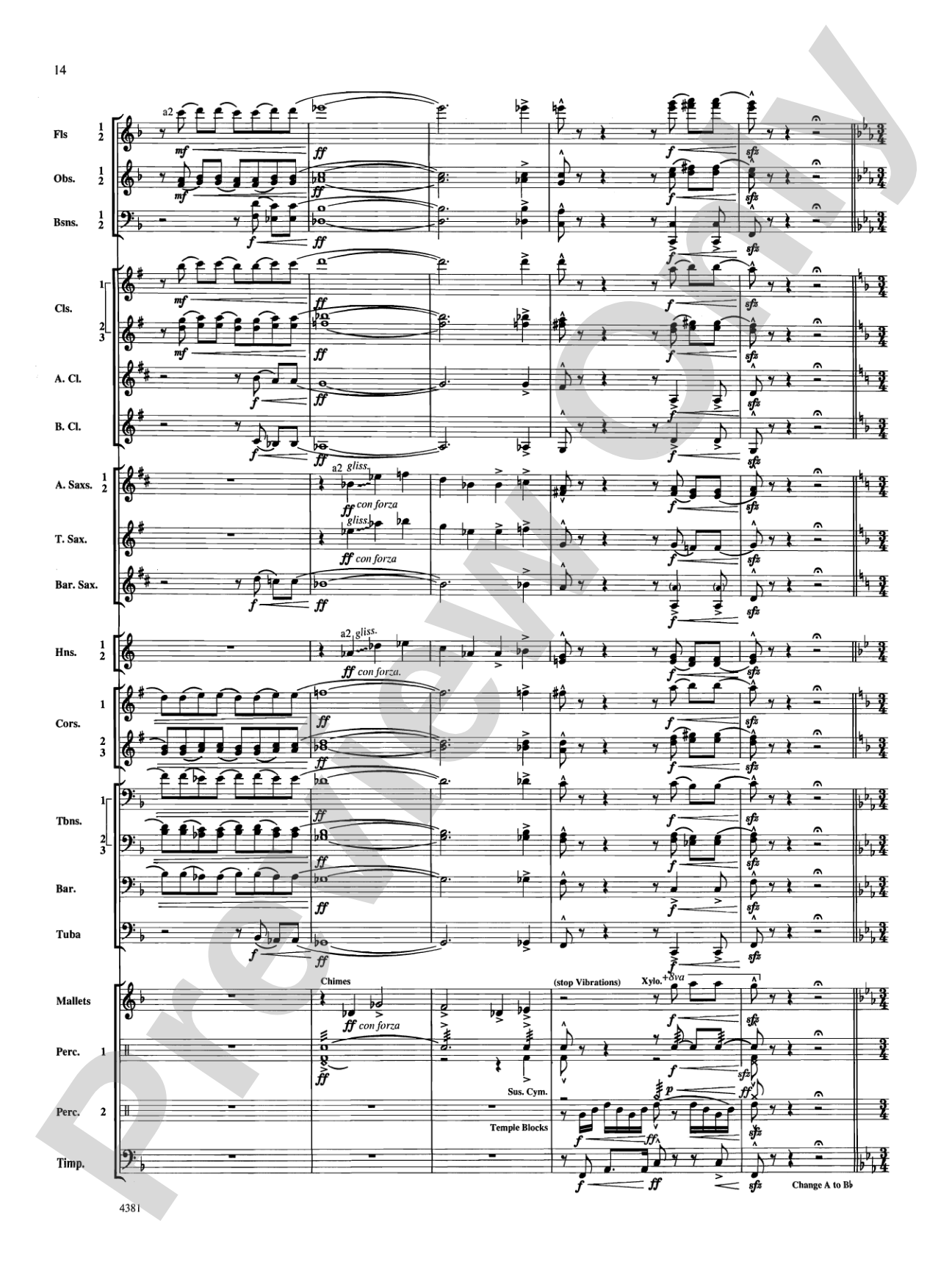 Variations on a Nautical Hymn: Concert Band Conductor Score & Parts