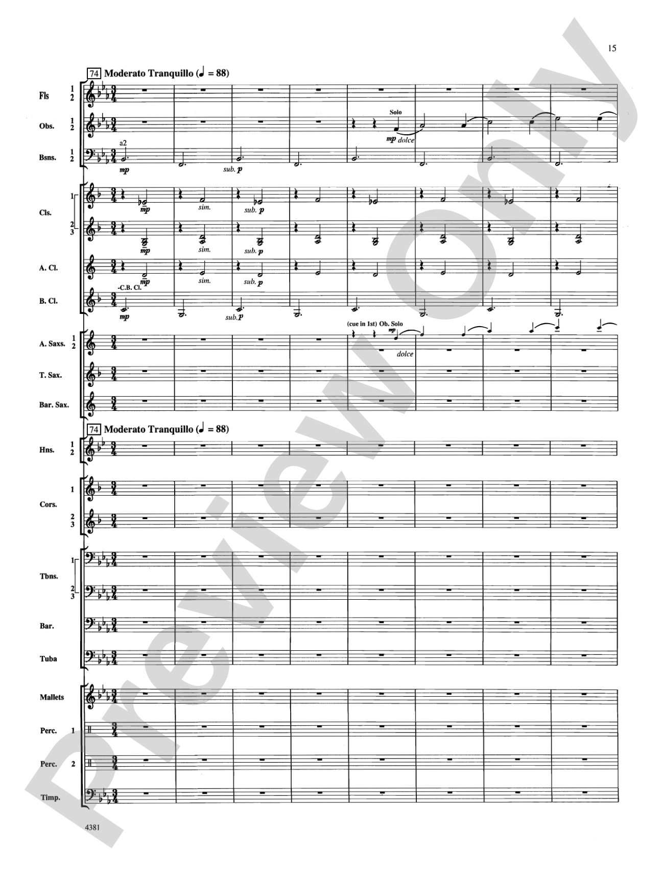 Variations on a Nautical Hymn: Concert Band Conductor Score & Parts