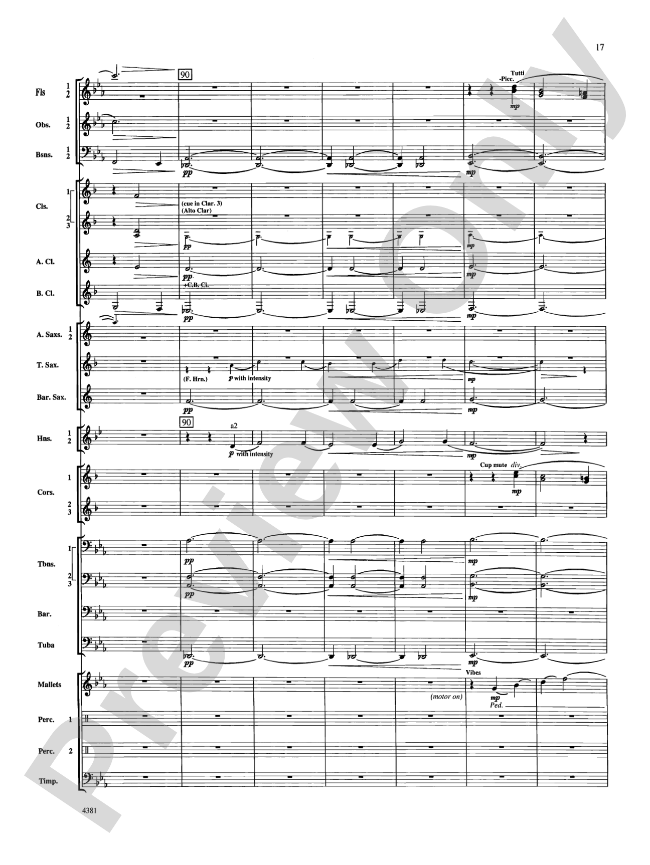 Variations on a Nautical Hymn: Concert Band Conductor Score & Parts