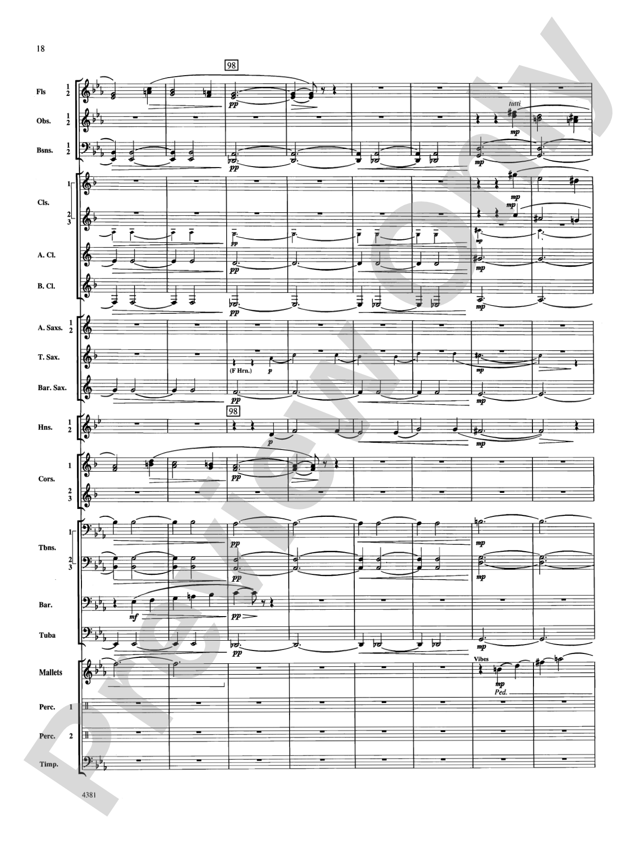 Variations on a Nautical Hymn: Concert Band Conductor Score & Parts