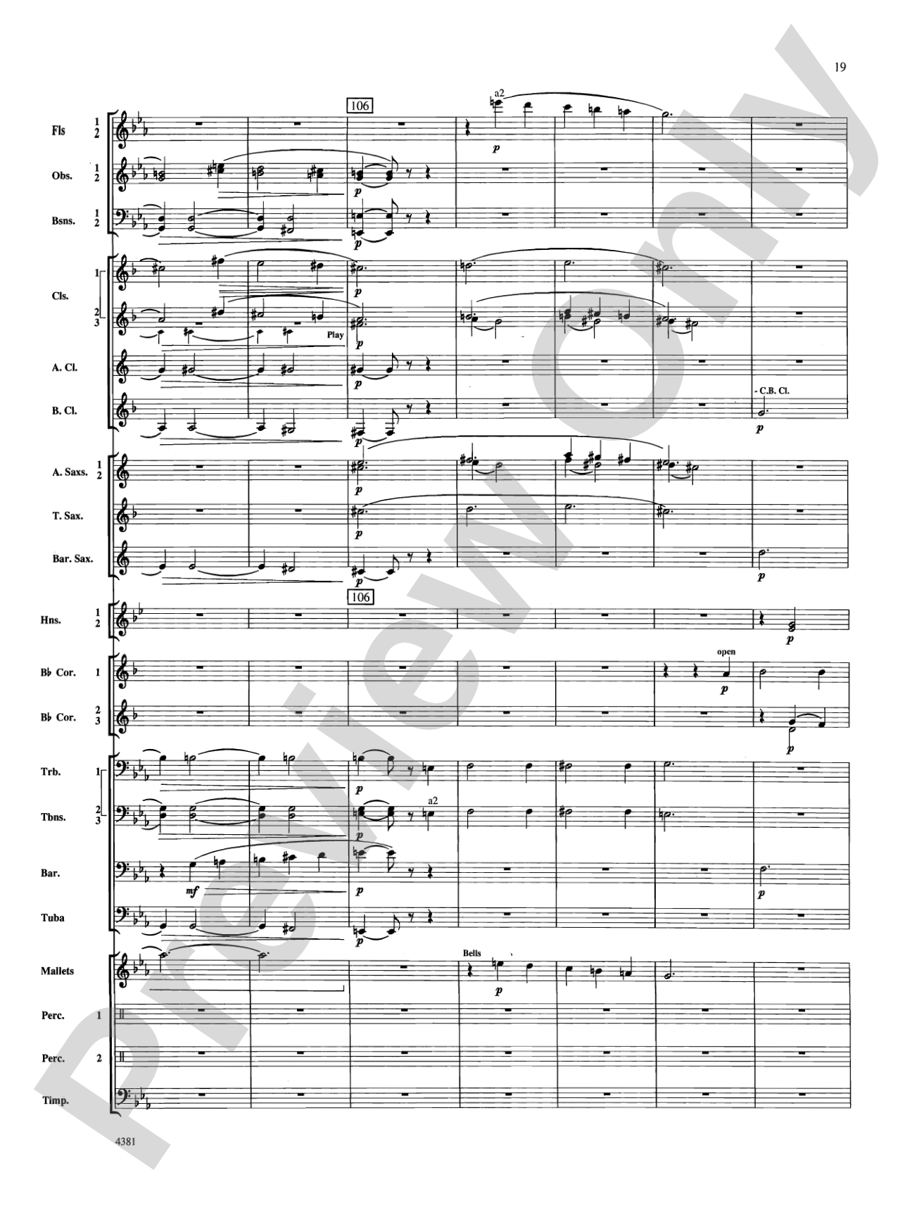 Variations on a Nautical Hymn: Concert Band Conductor Score & Parts
