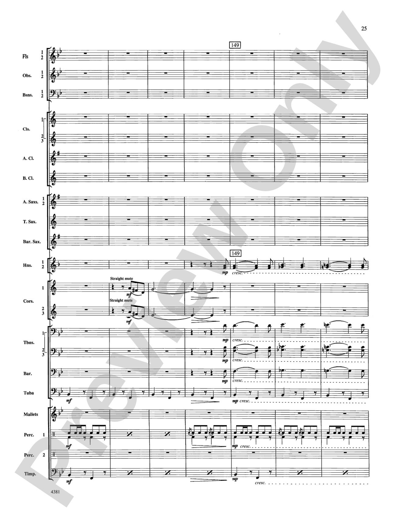 Variations on a Nautical Hymn: Concert Band Conductor Score & Parts