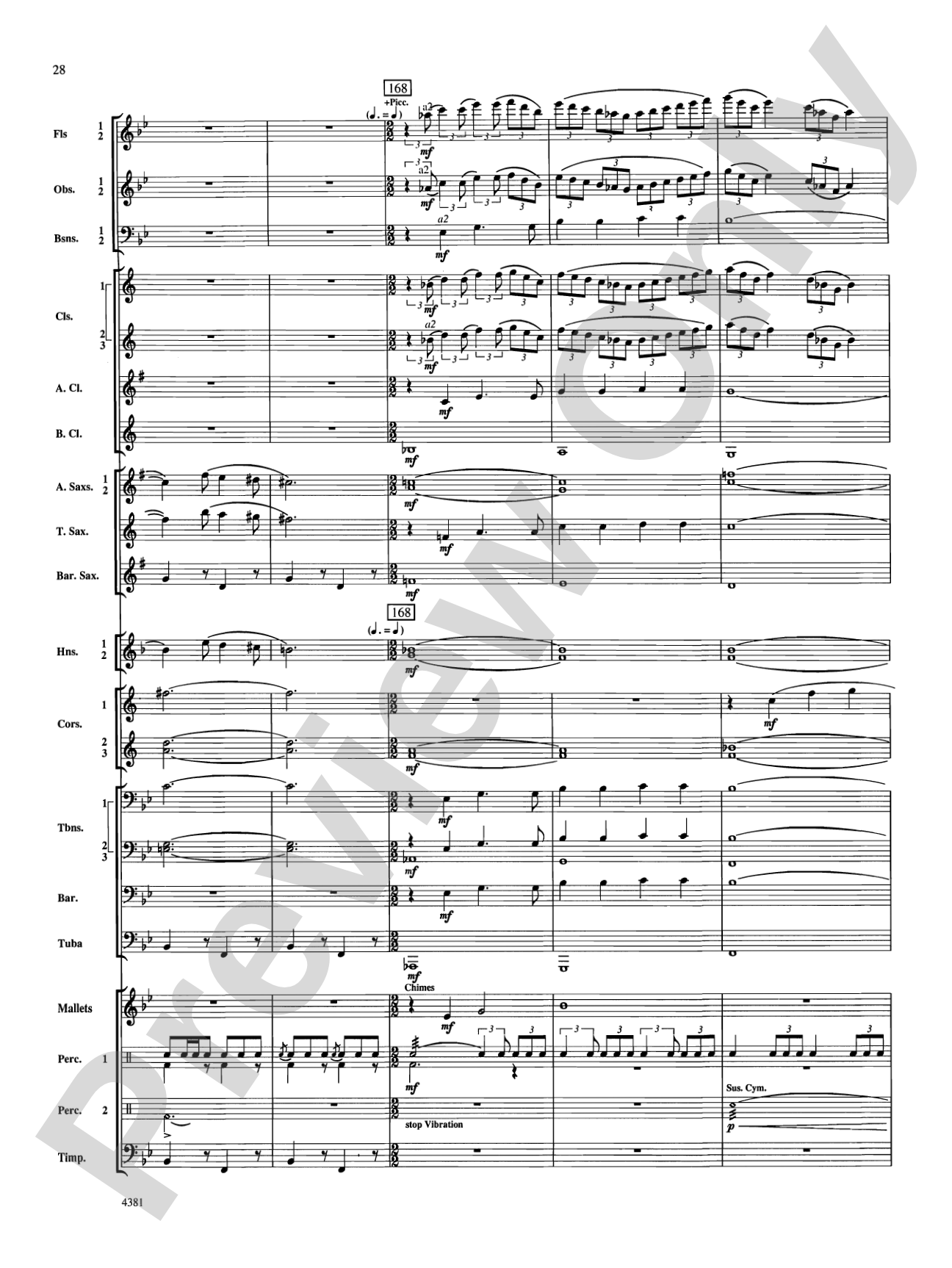 Variations on a Nautical Hymn: Concert Band Conductor Score & Parts