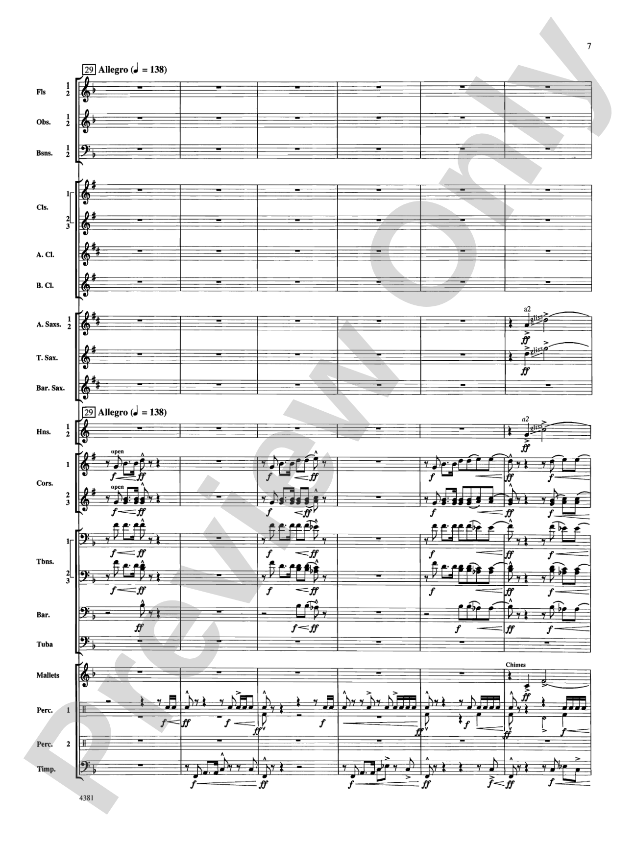 Variations on a Nautical Hymn: Concert Band Conductor Score & Parts