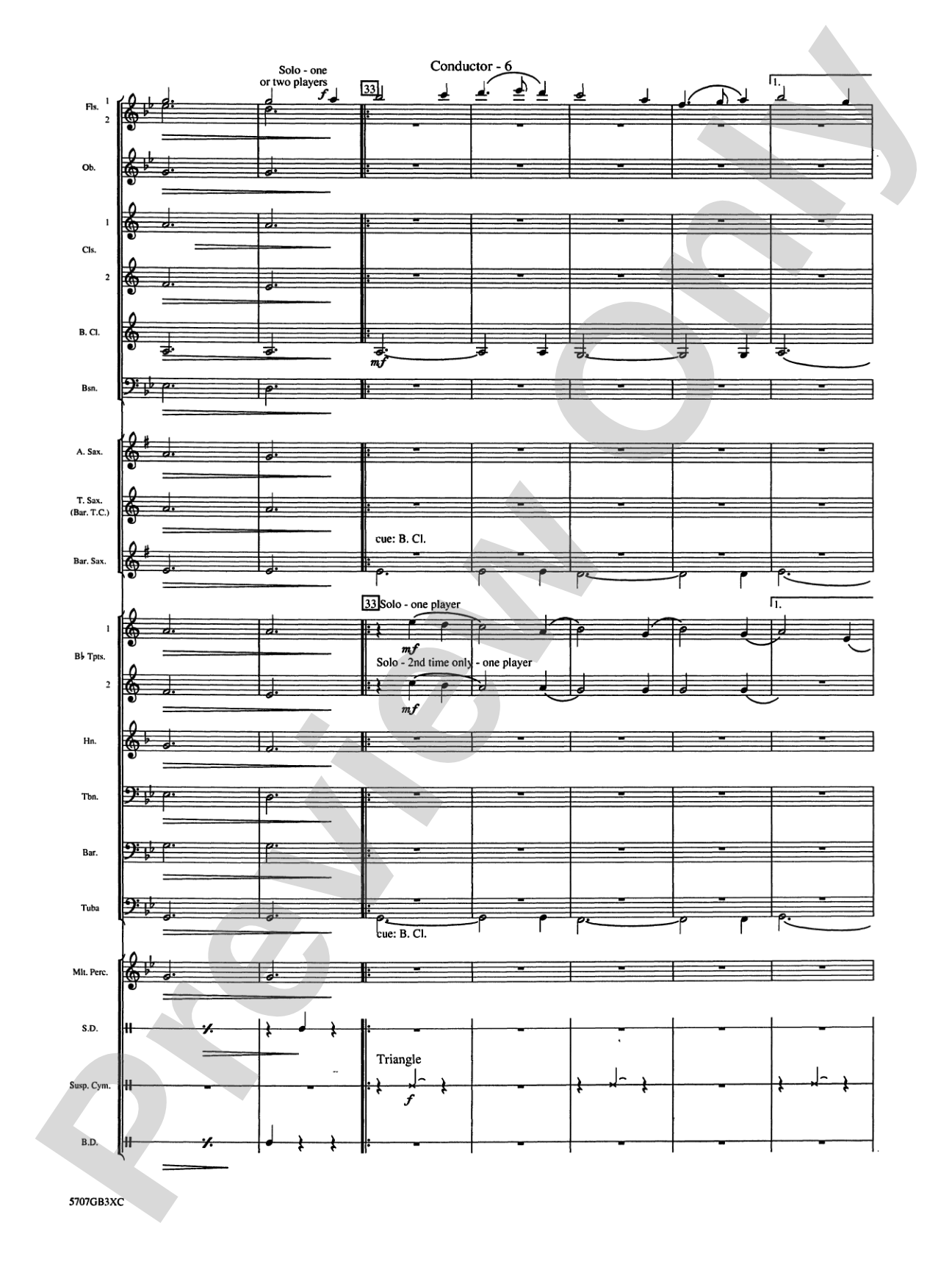 Greensleeves: Concert Band Conductor Score & Parts