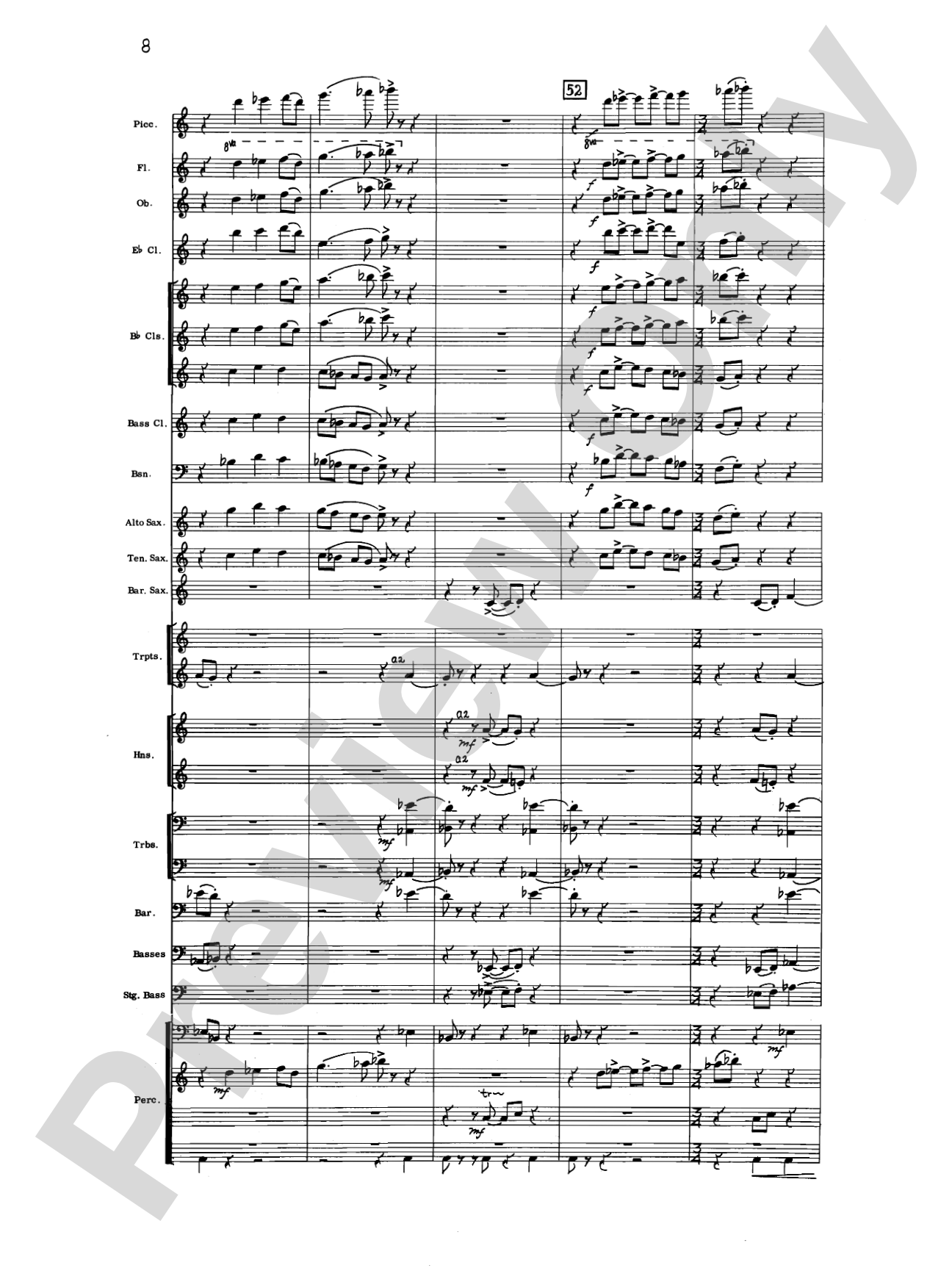 Liturgical Music for Band, Op. 33: Concert Band Conductor Score & Parts