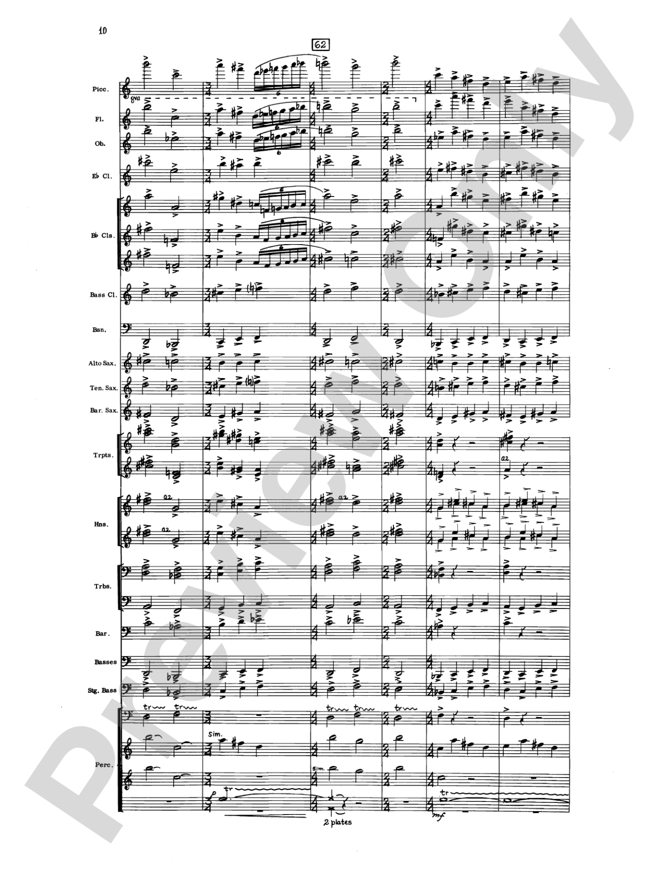 Liturgical Music for Band, Op. 33: Concert Band Conductor Score & Parts