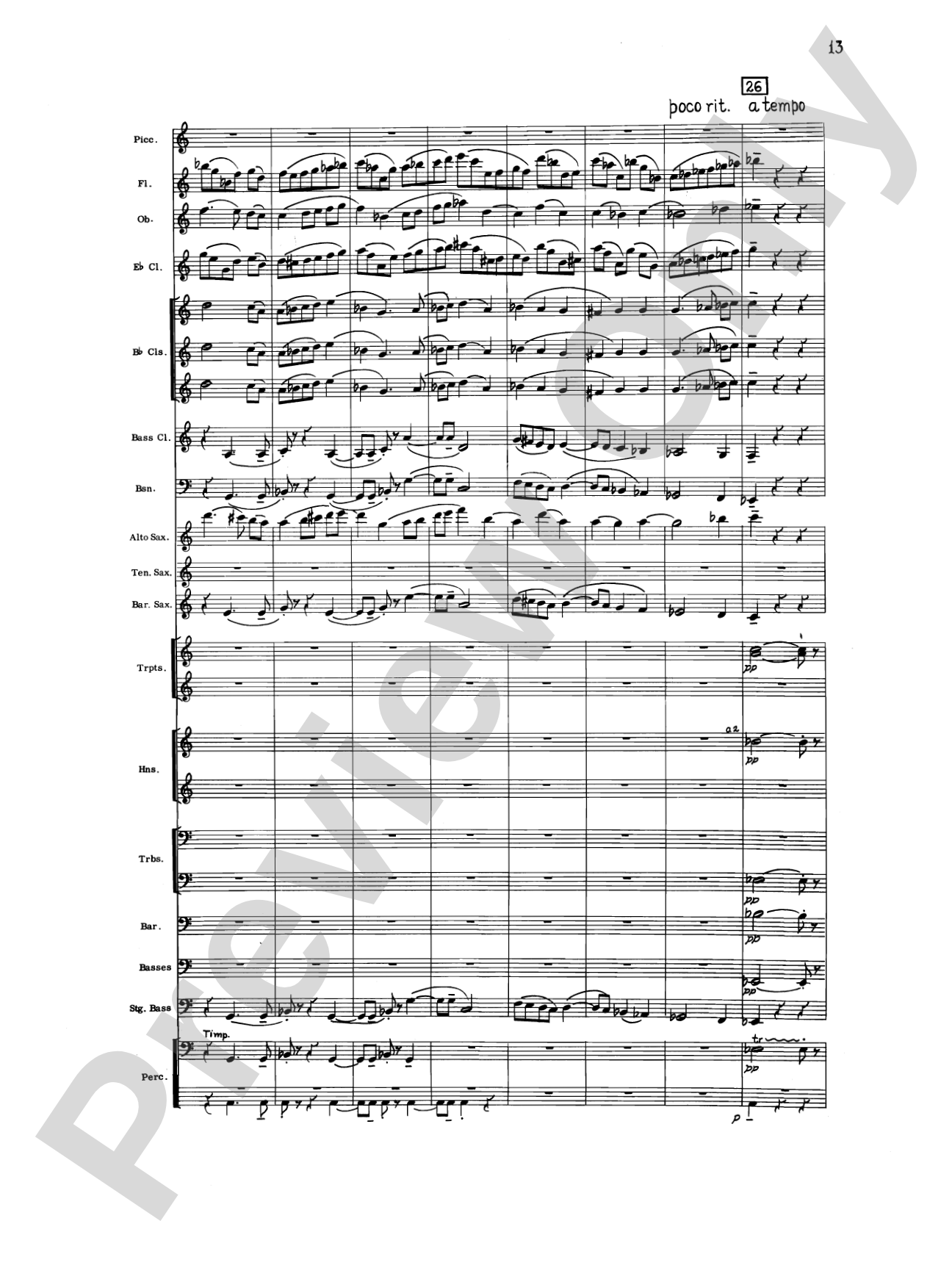 Liturgical Music for Band, Op. 33: Concert Band Conductor Score & Parts