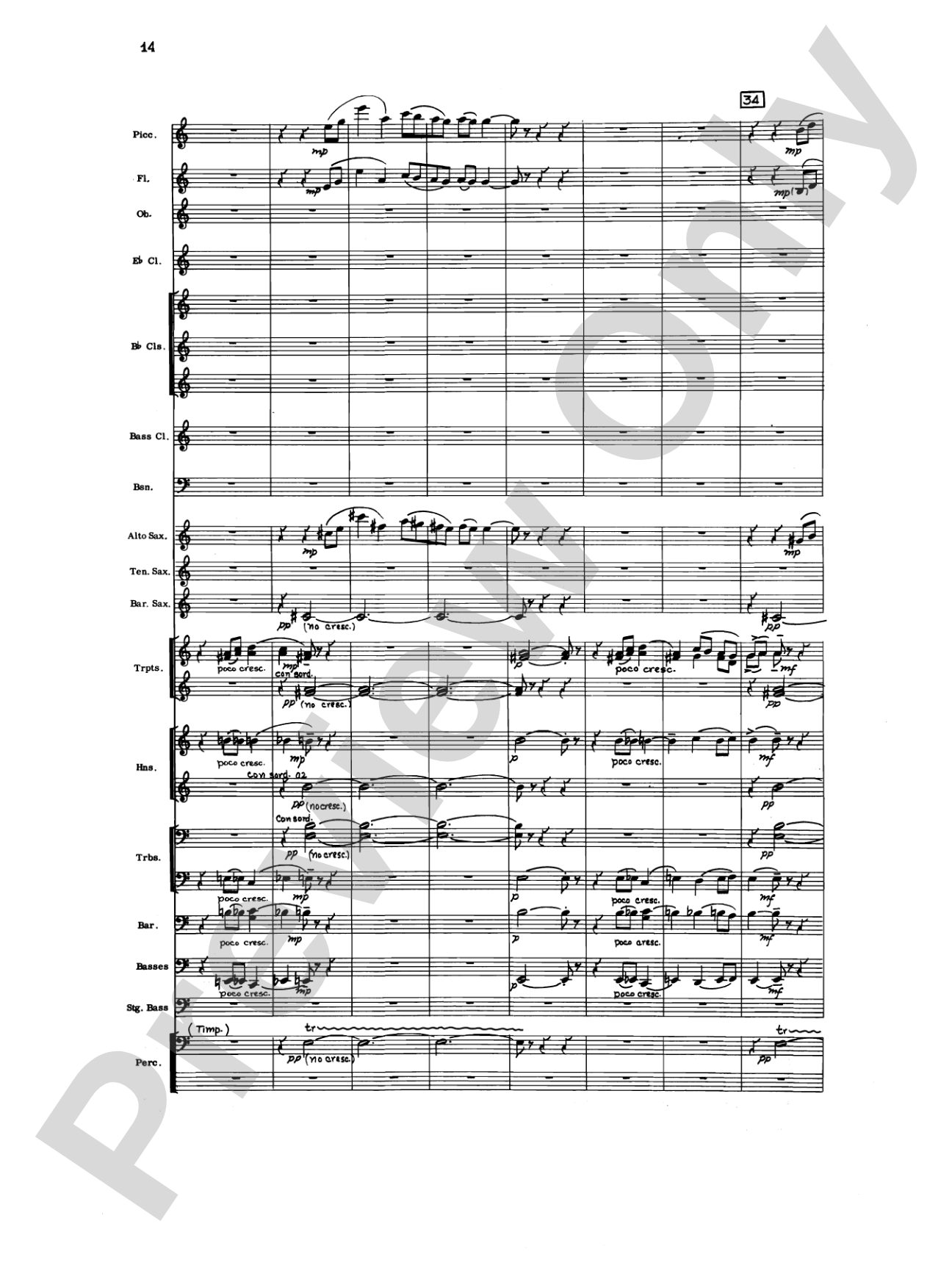 Liturgical Music for Band, Op. 33: Concert Band Conductor Score & Parts