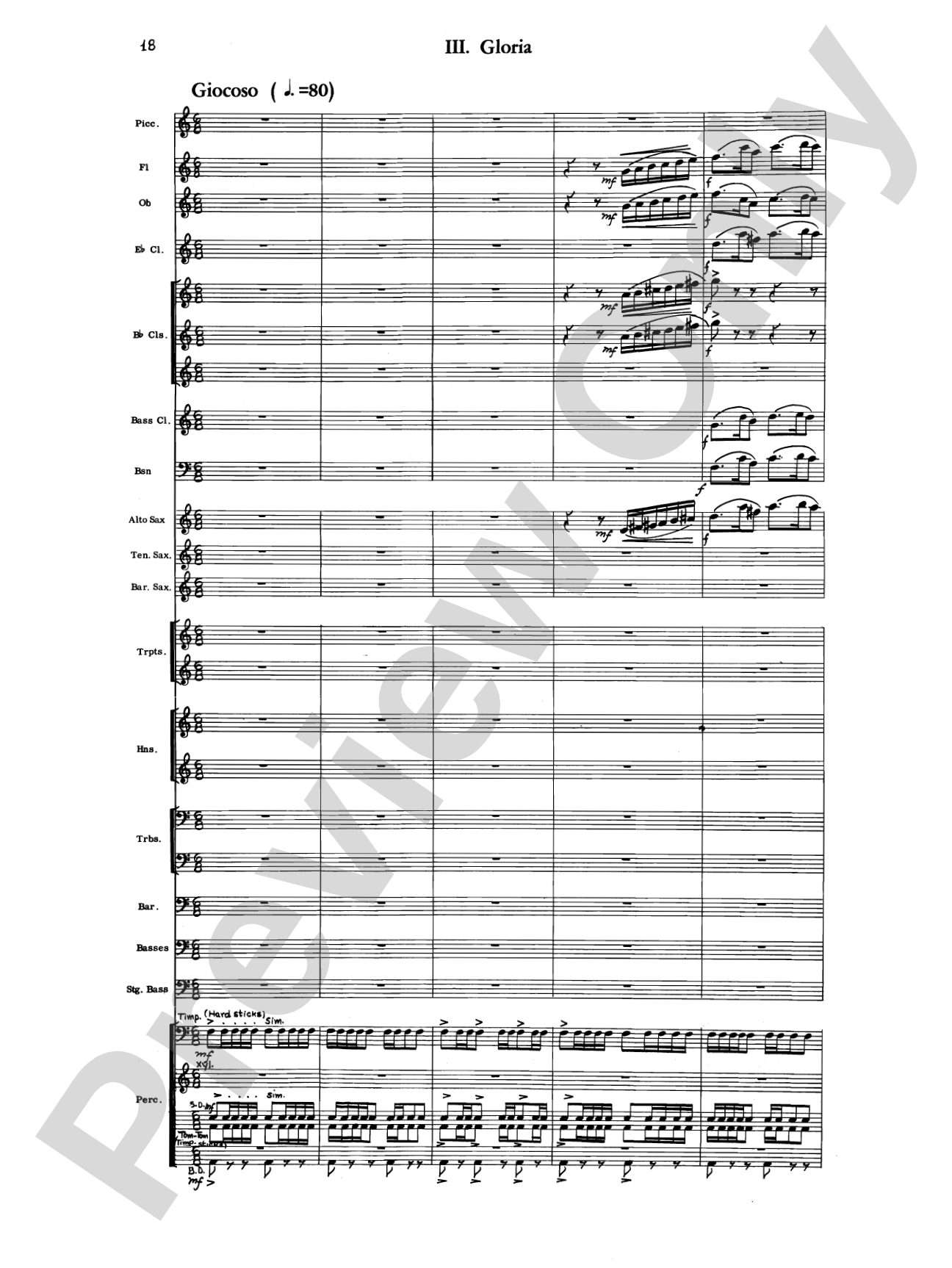 Liturgical Music for Band, Op. 33: Concert Band Conductor Score & Parts