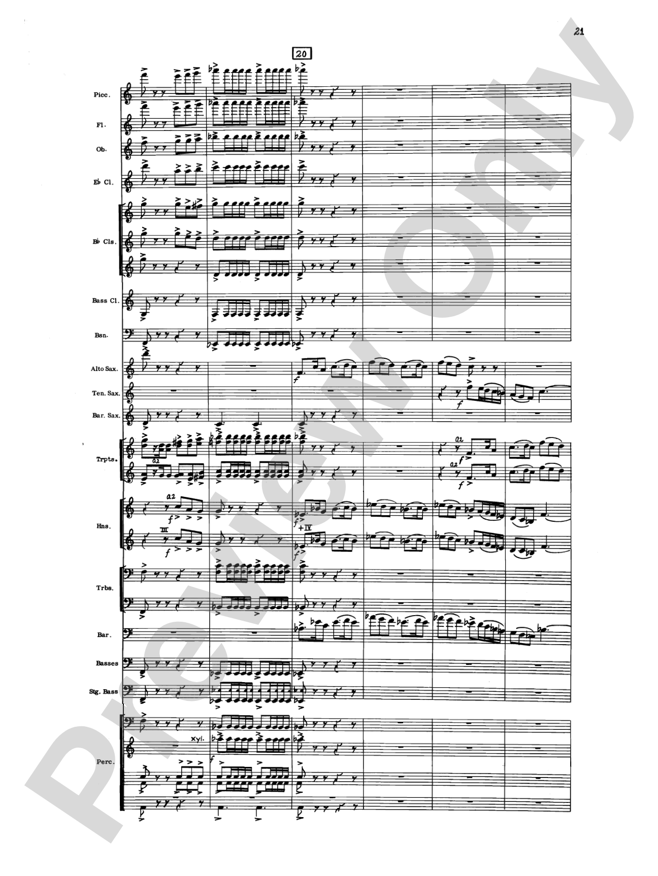 Liturgical Music for Band, Op. 33: Concert Band Conductor Score & Parts