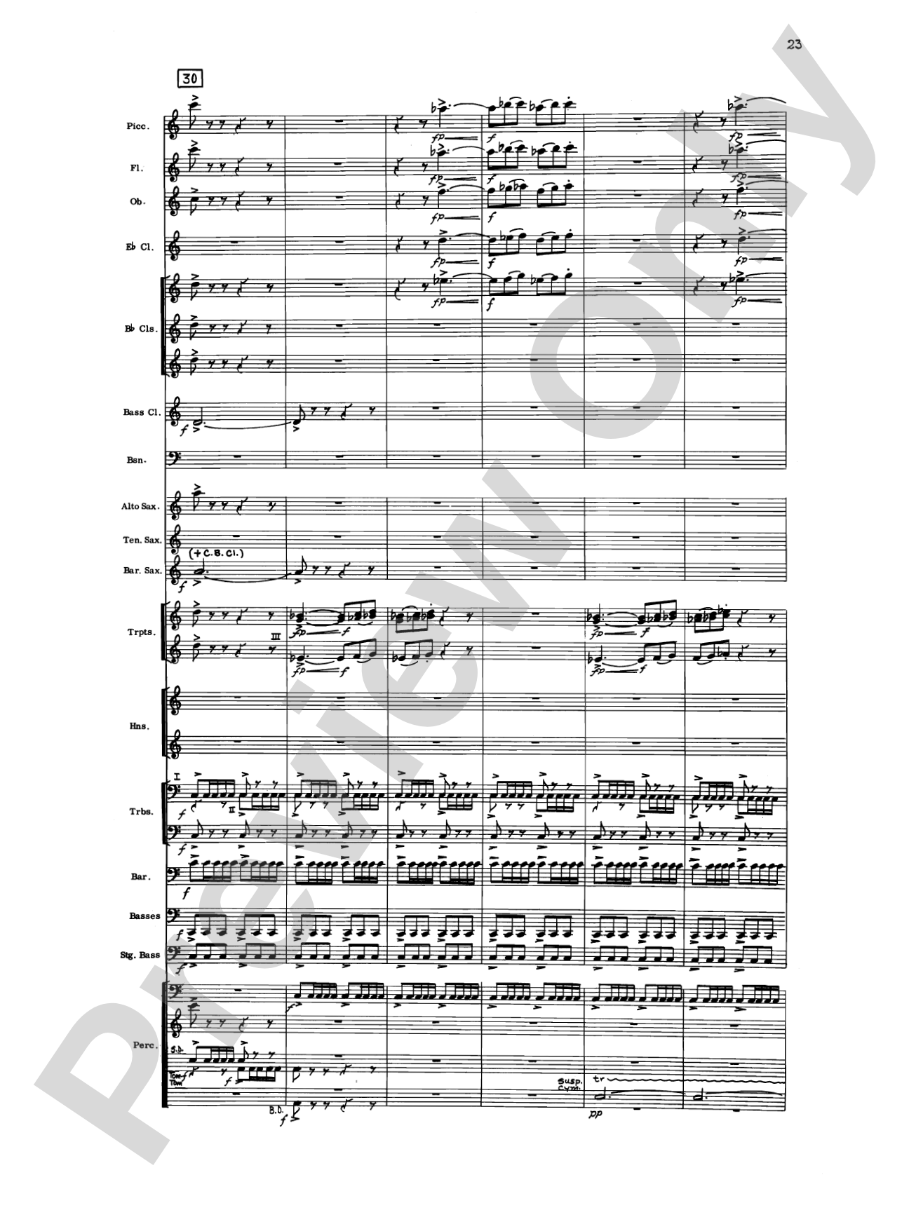 Liturgical Music for Band, Op. 33: Concert Band Conductor Score & Parts