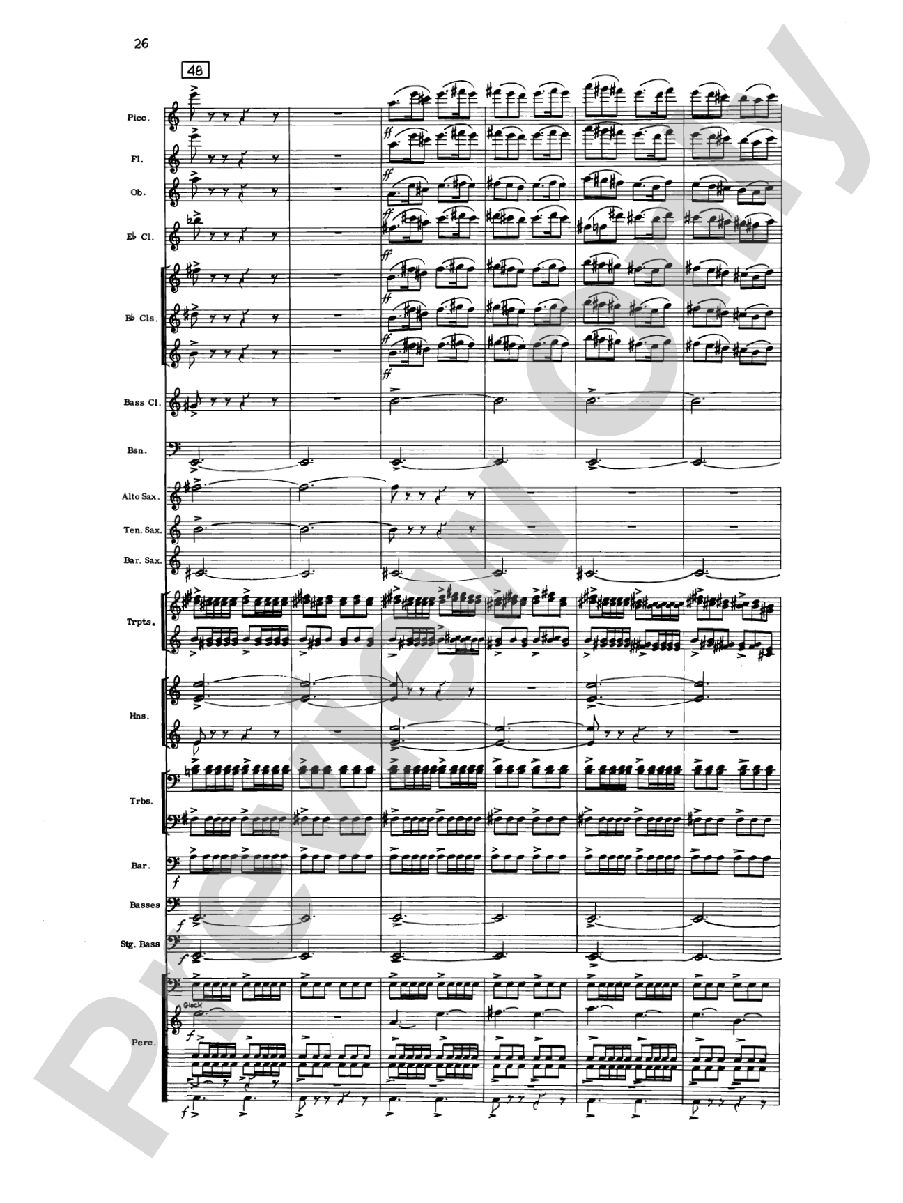 Liturgical Music for Band, Op. 33: Concert Band Conductor Score & Parts