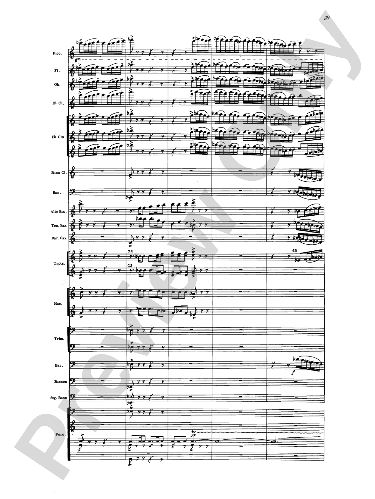 Liturgical Music for Band, Op. 33: Concert Band Conductor Score & Parts