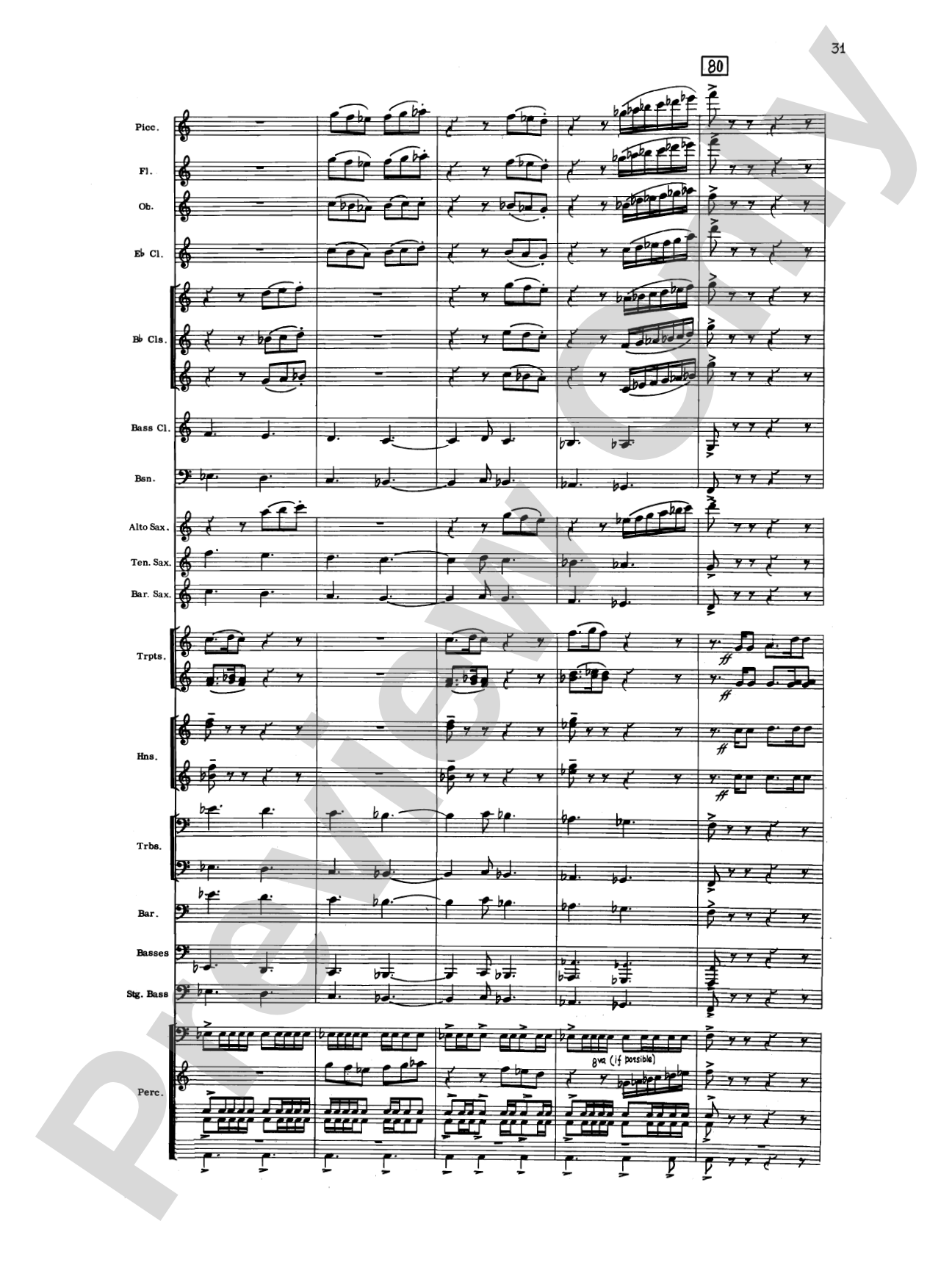 Liturgical Music for Band, Op. 33: Concert Band Conductor Score & Parts