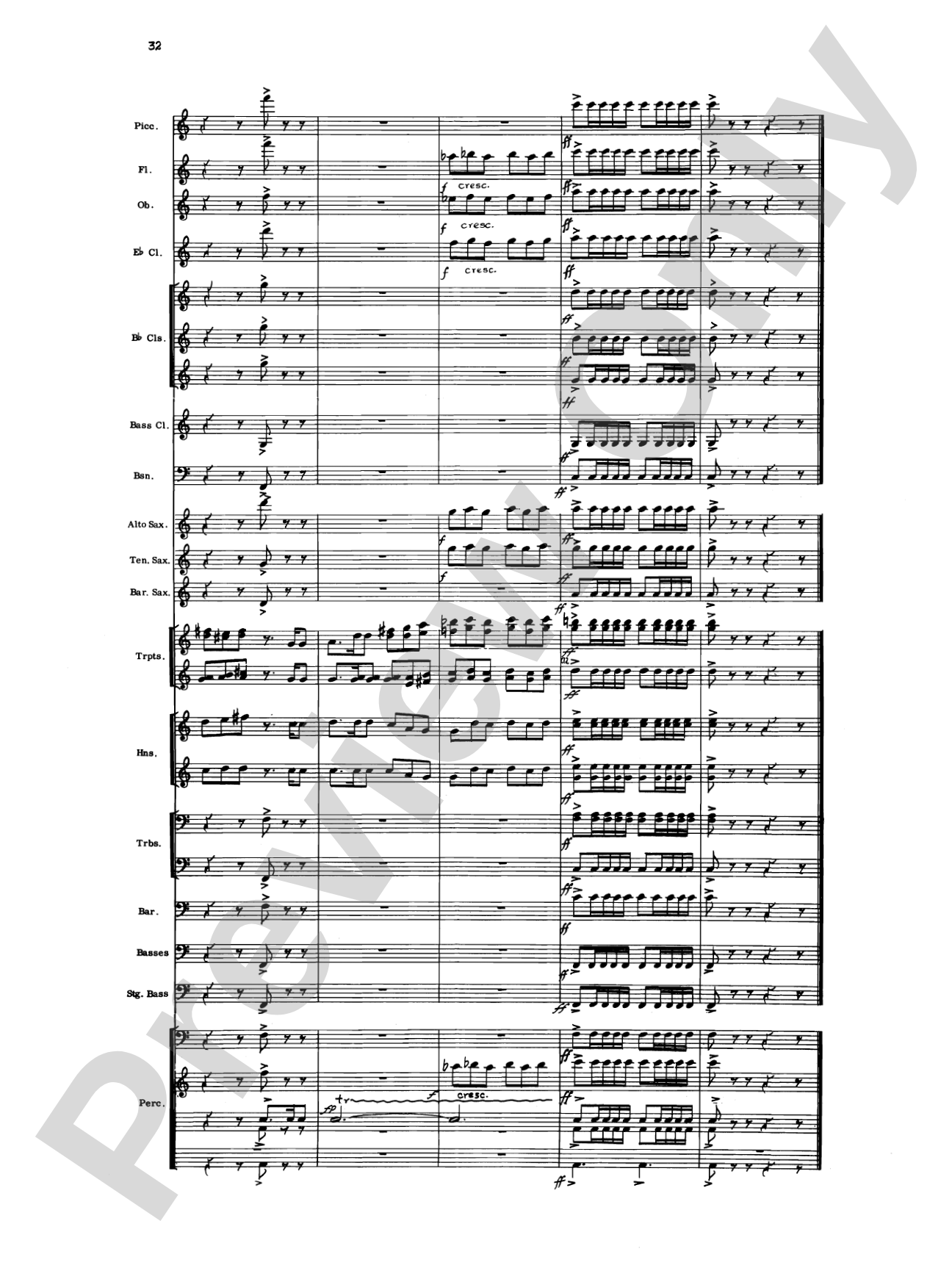 Liturgical Music for Band, Op. 33: Concert Band Conductor Score & Parts