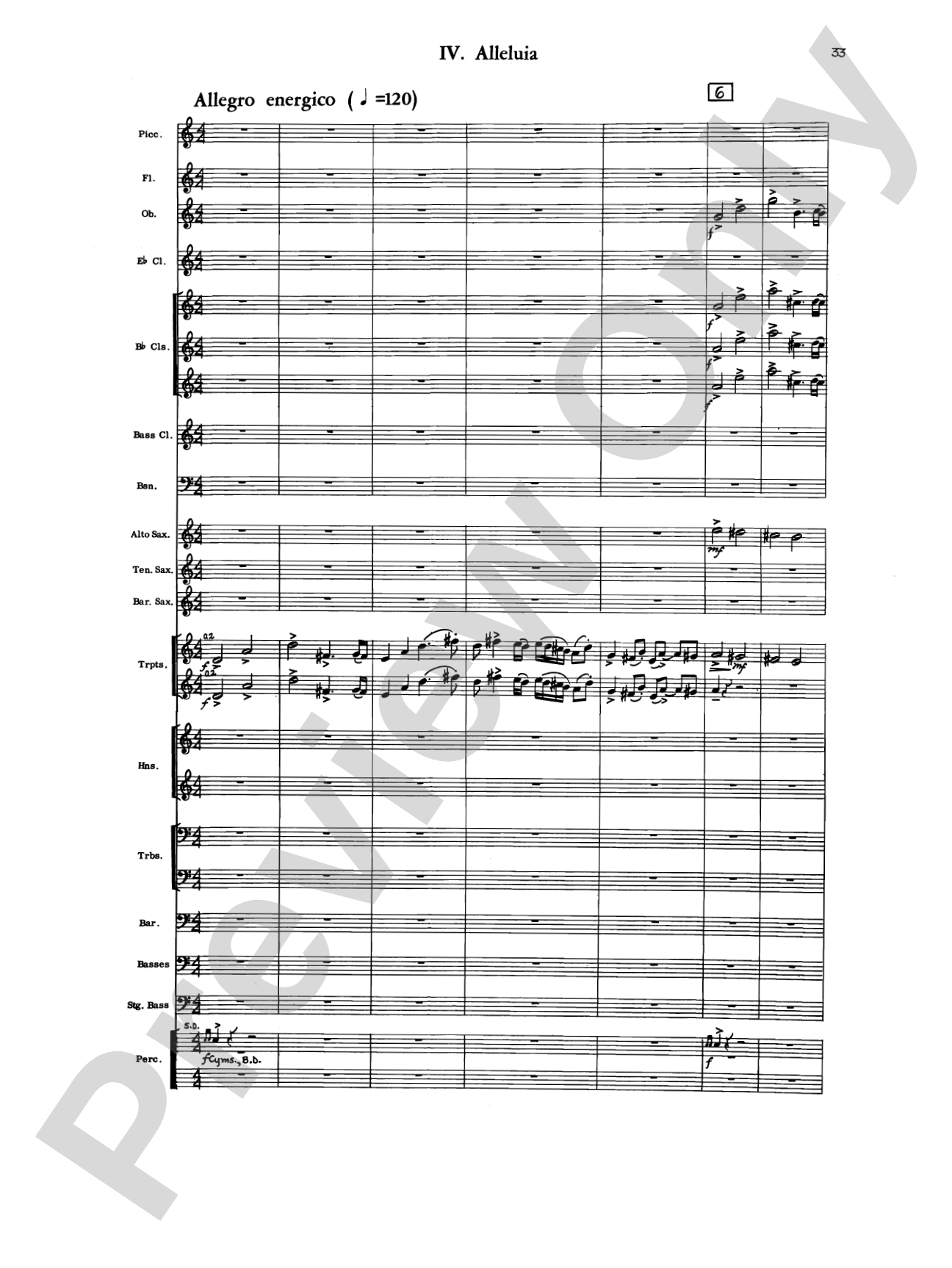 Liturgical Music for Band, Op. 33: Concert Band Conductor Score & Parts
