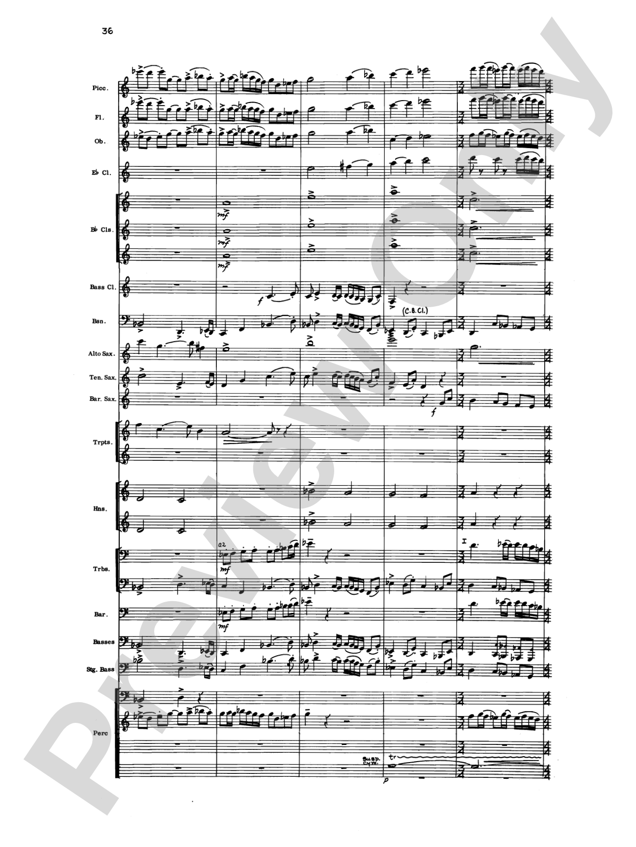Liturgical Music for Band, Op. 33: Concert Band Conductor Score & Parts