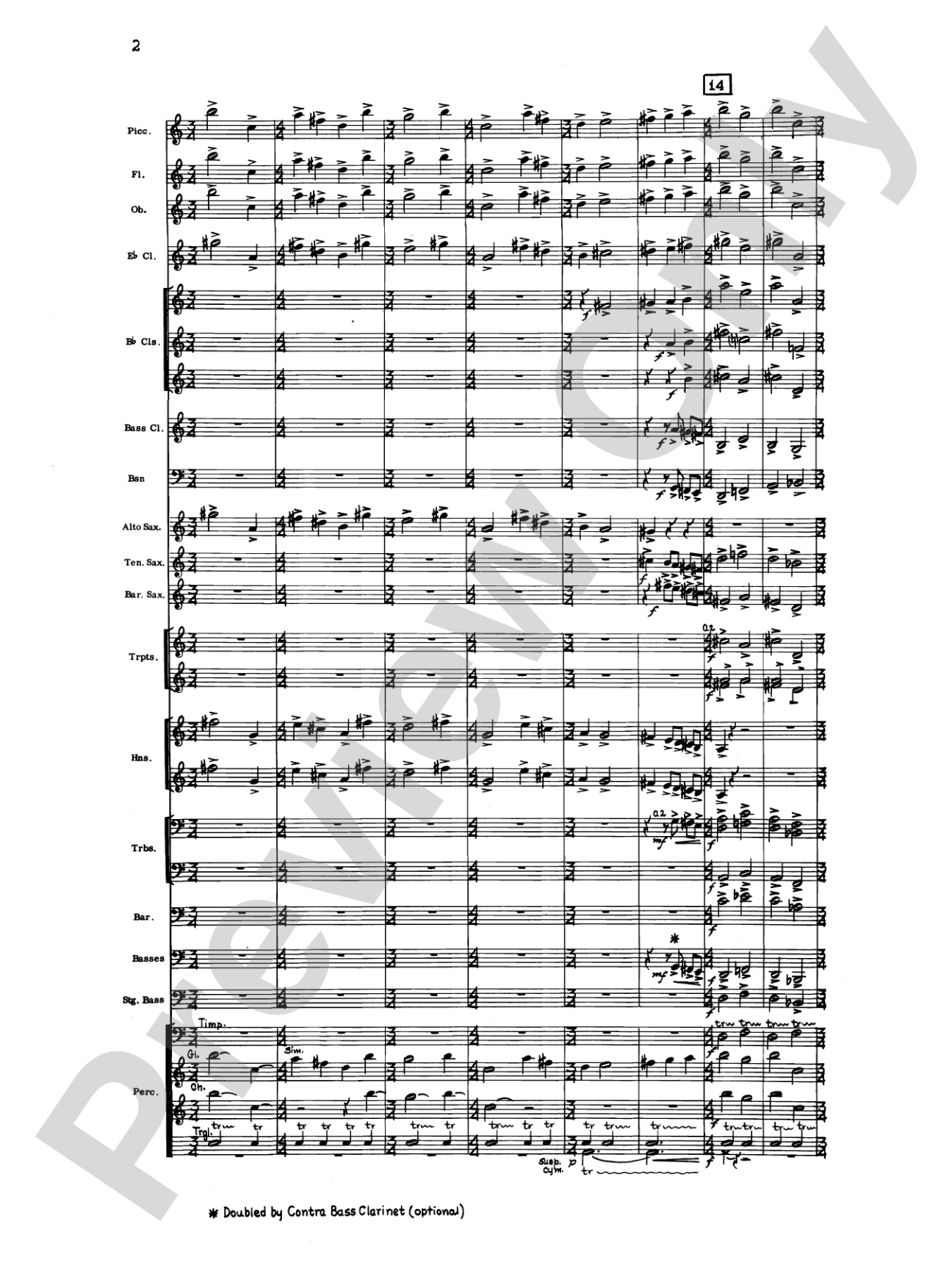 Liturgical Music for Band, Op. 33: Concert Band Conductor Score & Parts