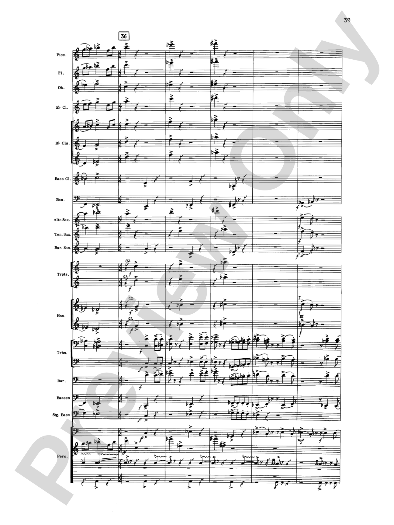 Liturgical Music for Band, Op. 33: Concert Band Conductor Score & Parts
