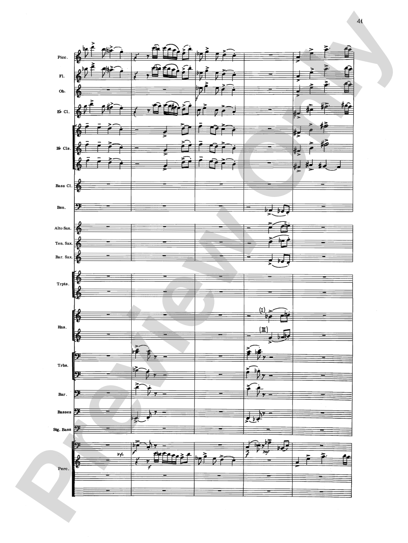 Liturgical Music for Band, Op. 33: Concert Band Conductor Score & Parts