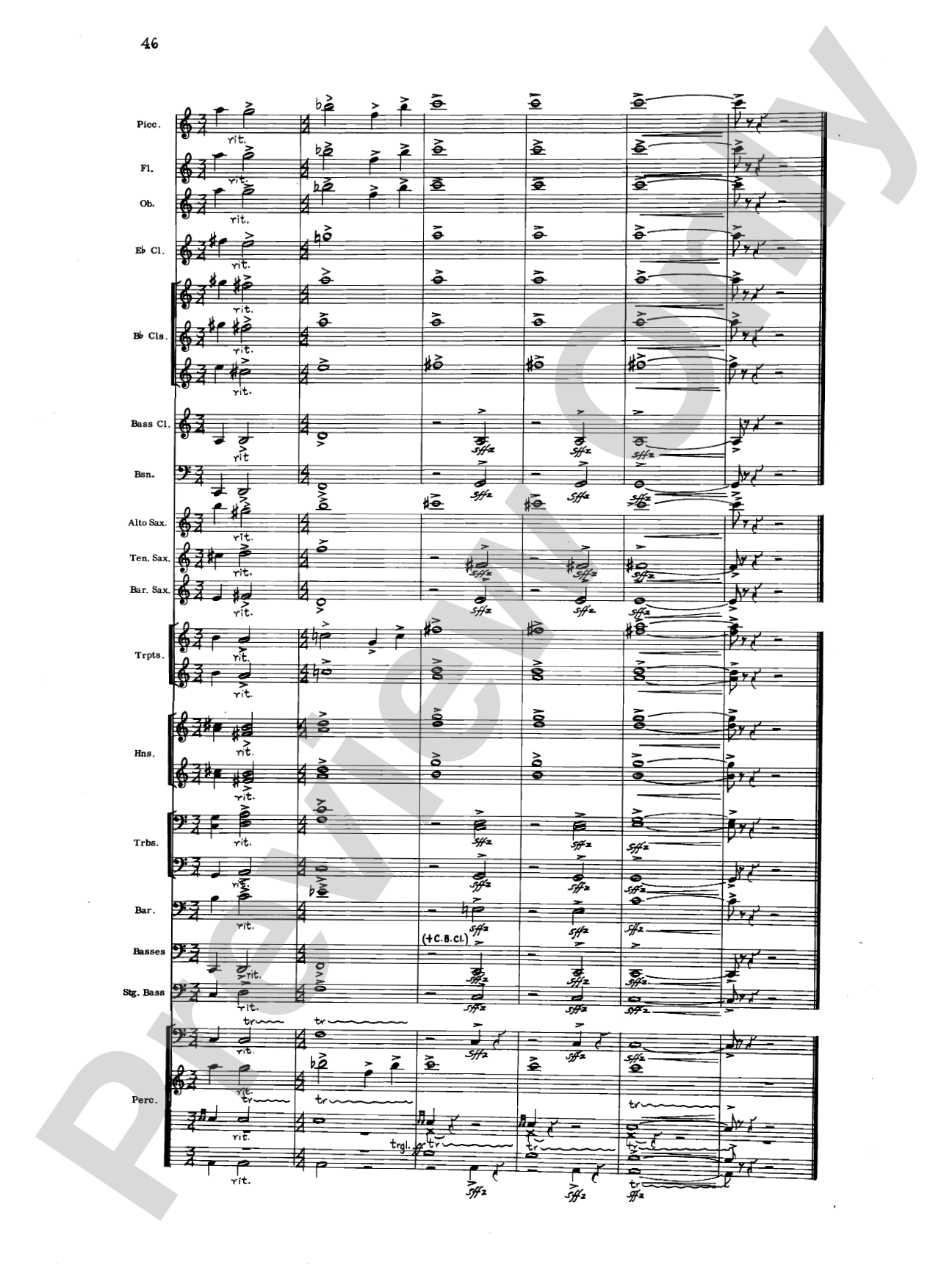 Liturgical Music for Band, Op. 33: Concert Band Conductor Score & Parts