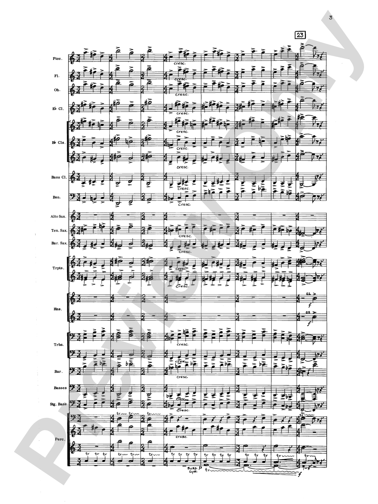 Liturgical Music for Band, Op. 33: Concert Band Conductor Score & Parts
