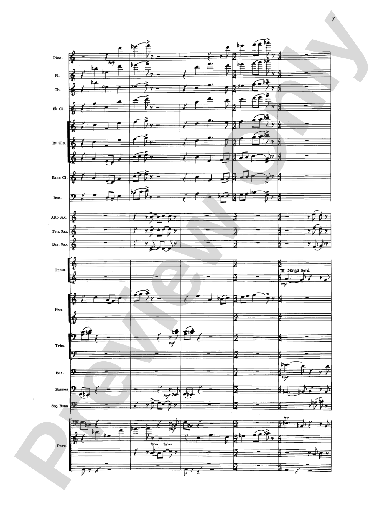 Liturgical Music for Band, Op. 33: Concert Band Conductor Score & Parts