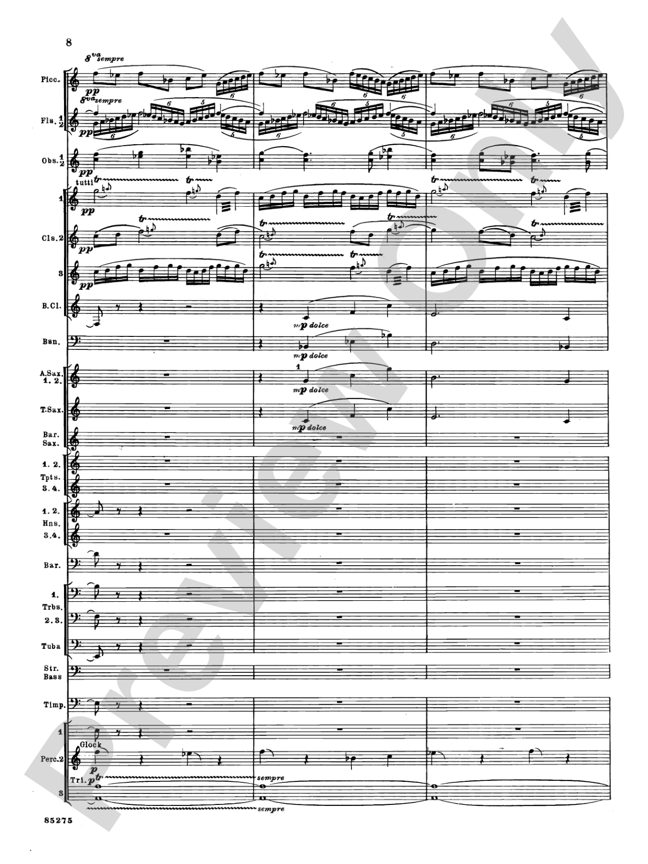 Alarums, Op. 27: Concert Band Conductor Score & Parts