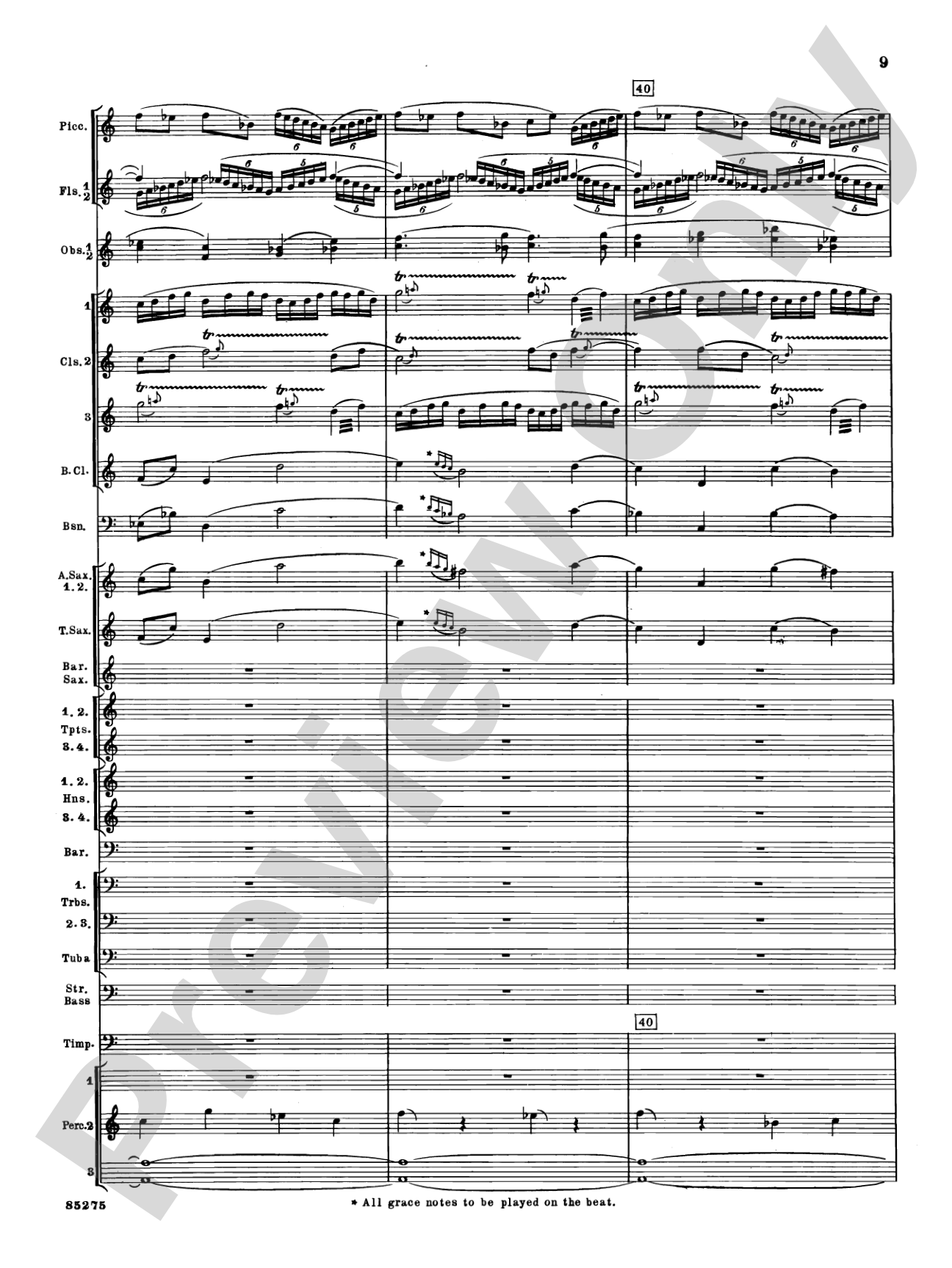 Alarums, Op. 27: Concert Band Conductor Score & Parts
